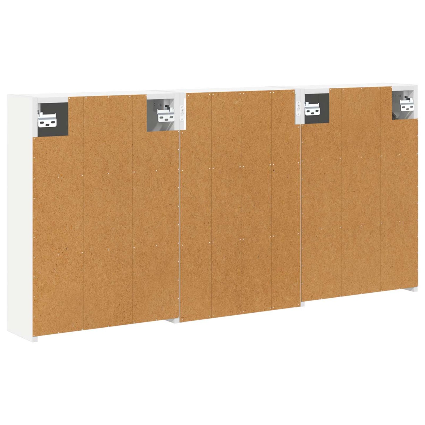Bathroom Cabinet Set 3 pcs 126 x 16 x 62.5 cm Engineered wood