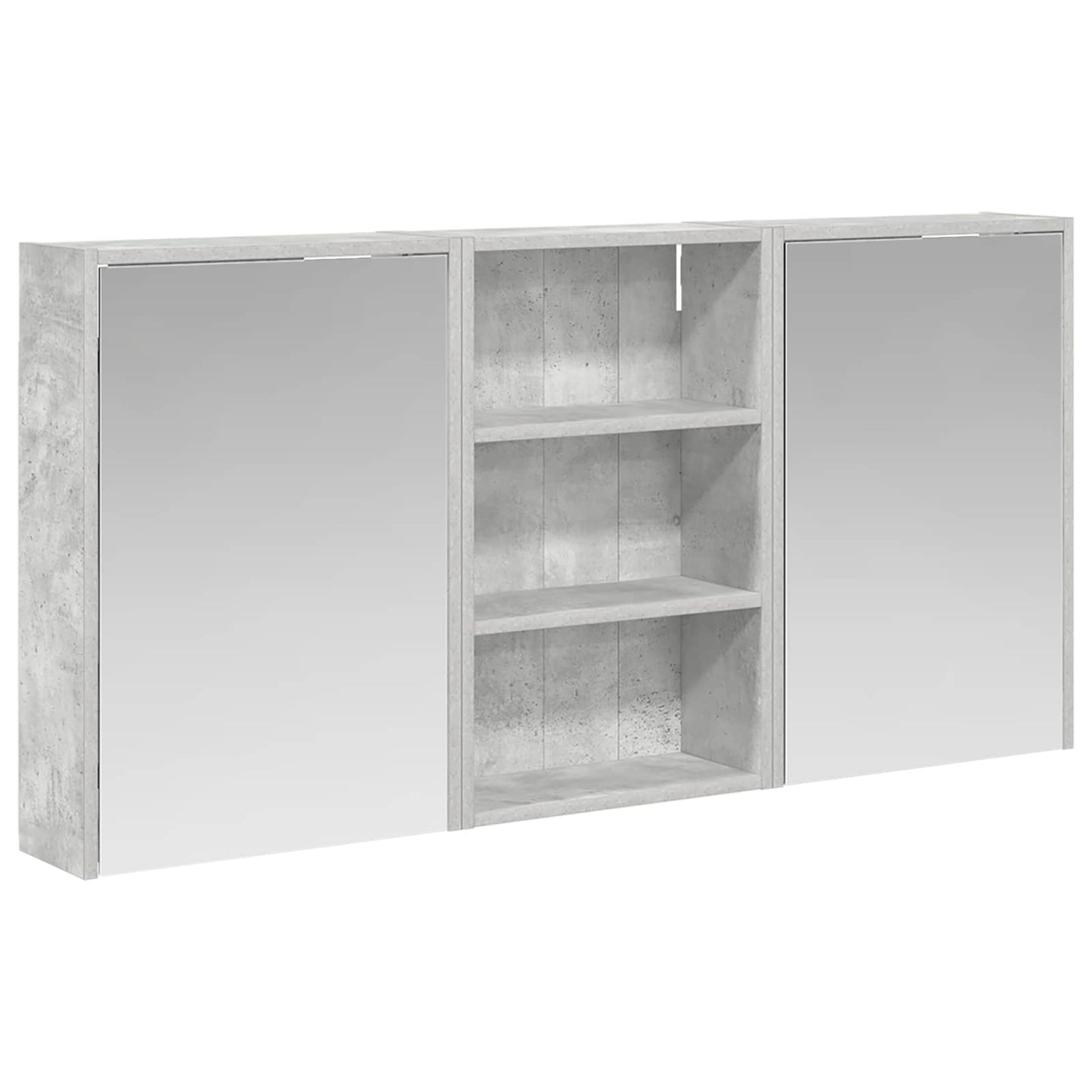 Bathroom Cabinet Set 3 pcs 126 x 16 x 62.5 cm Engineered wood