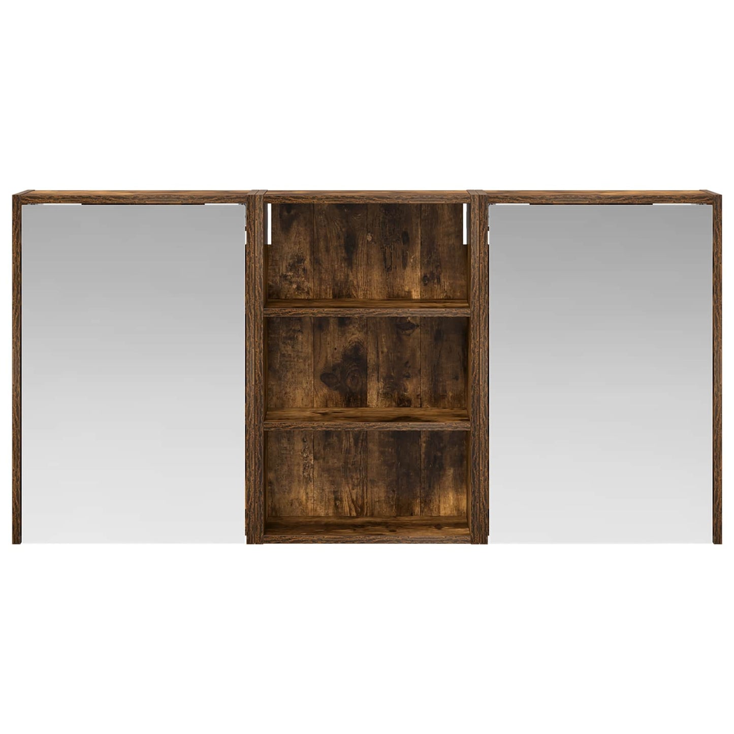 Bathroom Cabinet Set 3 pcs 126 x 16 x 62.5 cm Engineered wood
