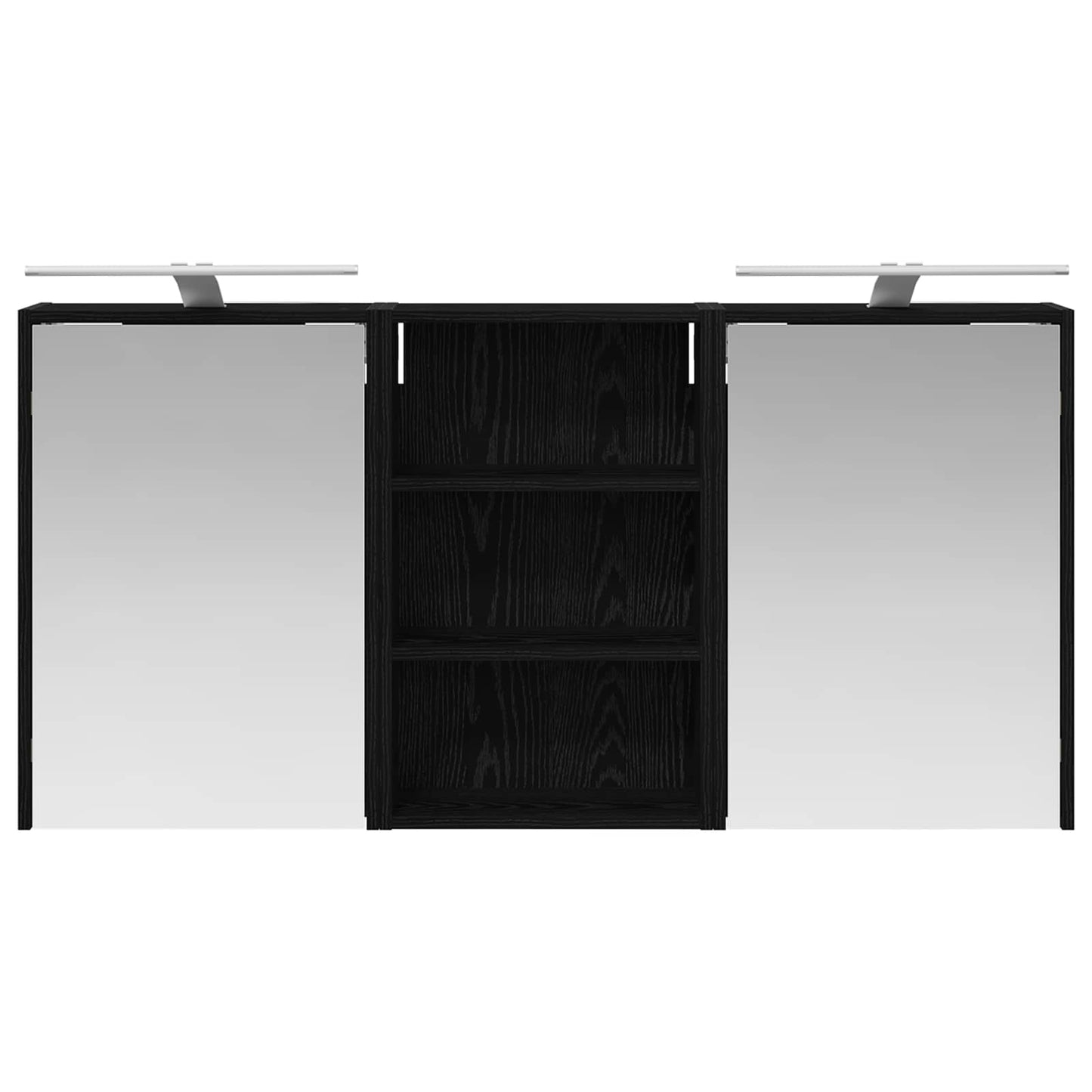 Bathroom Cabinet Set 3 pcs 126 x 16 x 62.5 cm Engineered wood