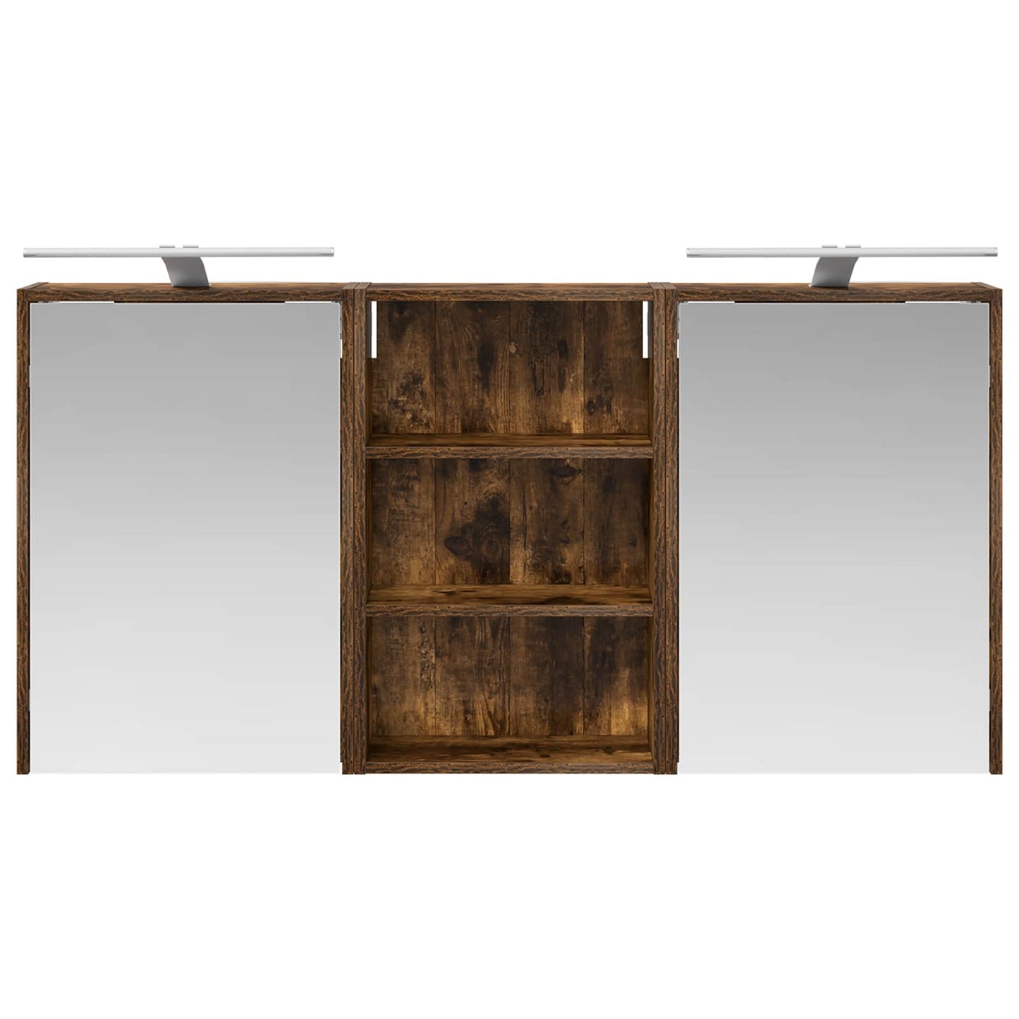 Bathroom Cabinet Set 3 pcs 126 x 16 x 62.5 cm Engineered wood