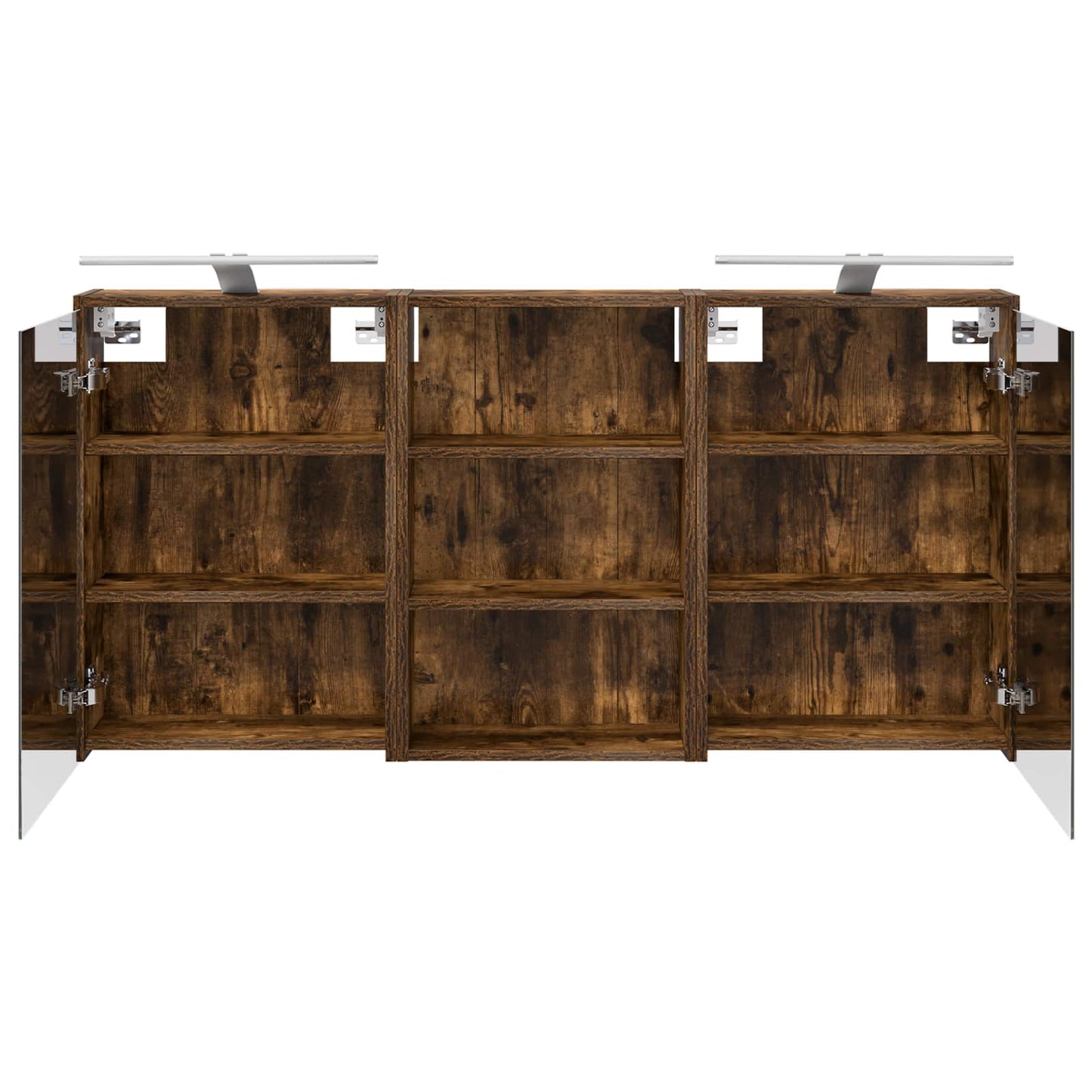 Bathroom Cabinet Set 3 pcs 126 x 16 x 62.5 cm Engineered wood