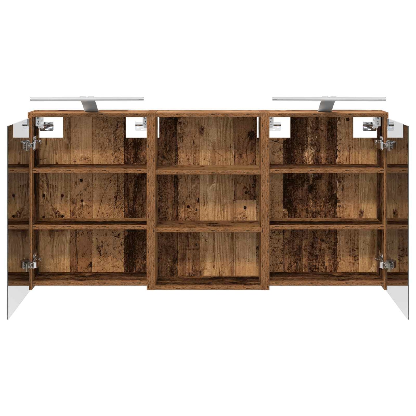 Bathroom Cabinet Set 3 pcs 126 x 16 x 62.5 cm Engineered wood