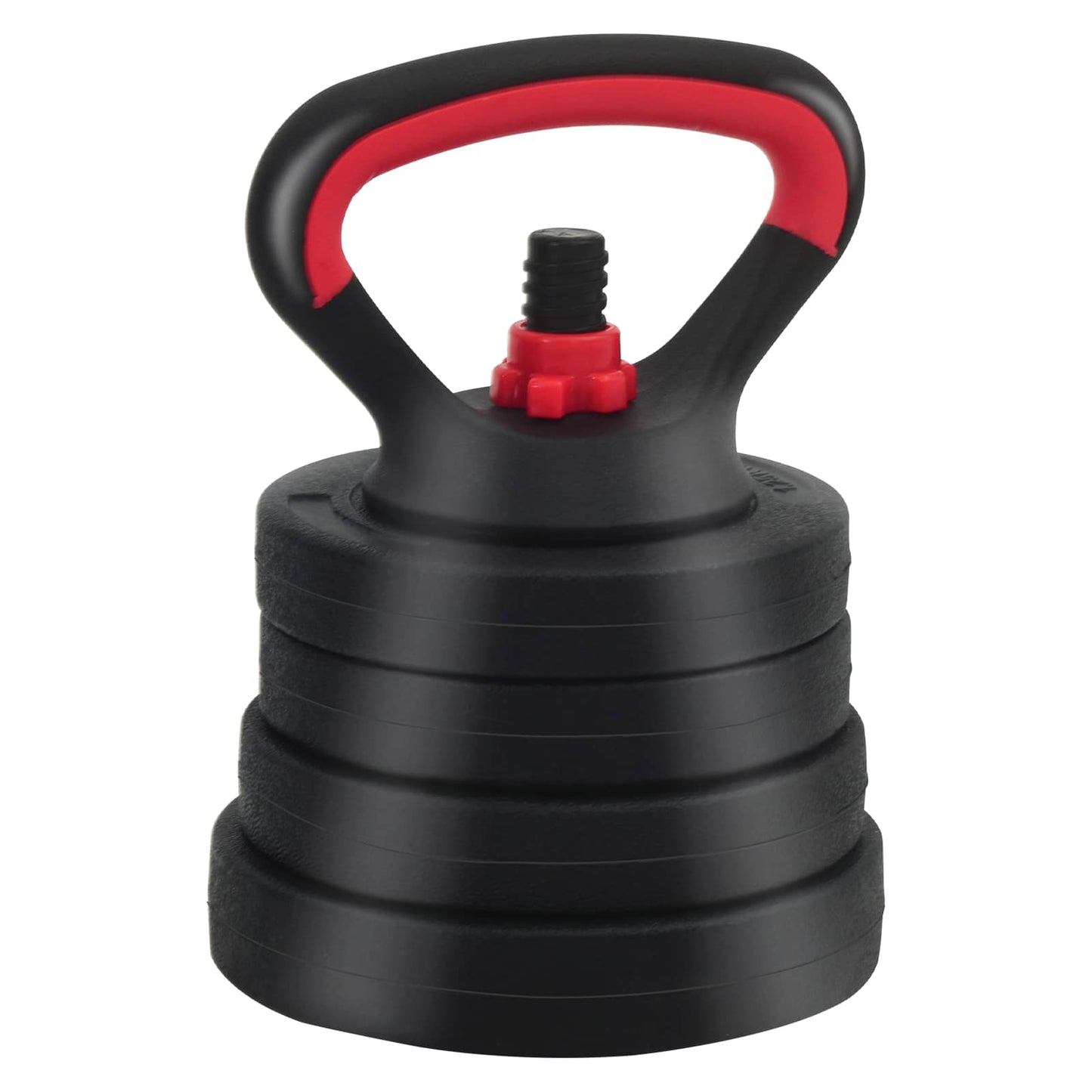 4-in-1 Dumbbell Set 30kg Black and Red