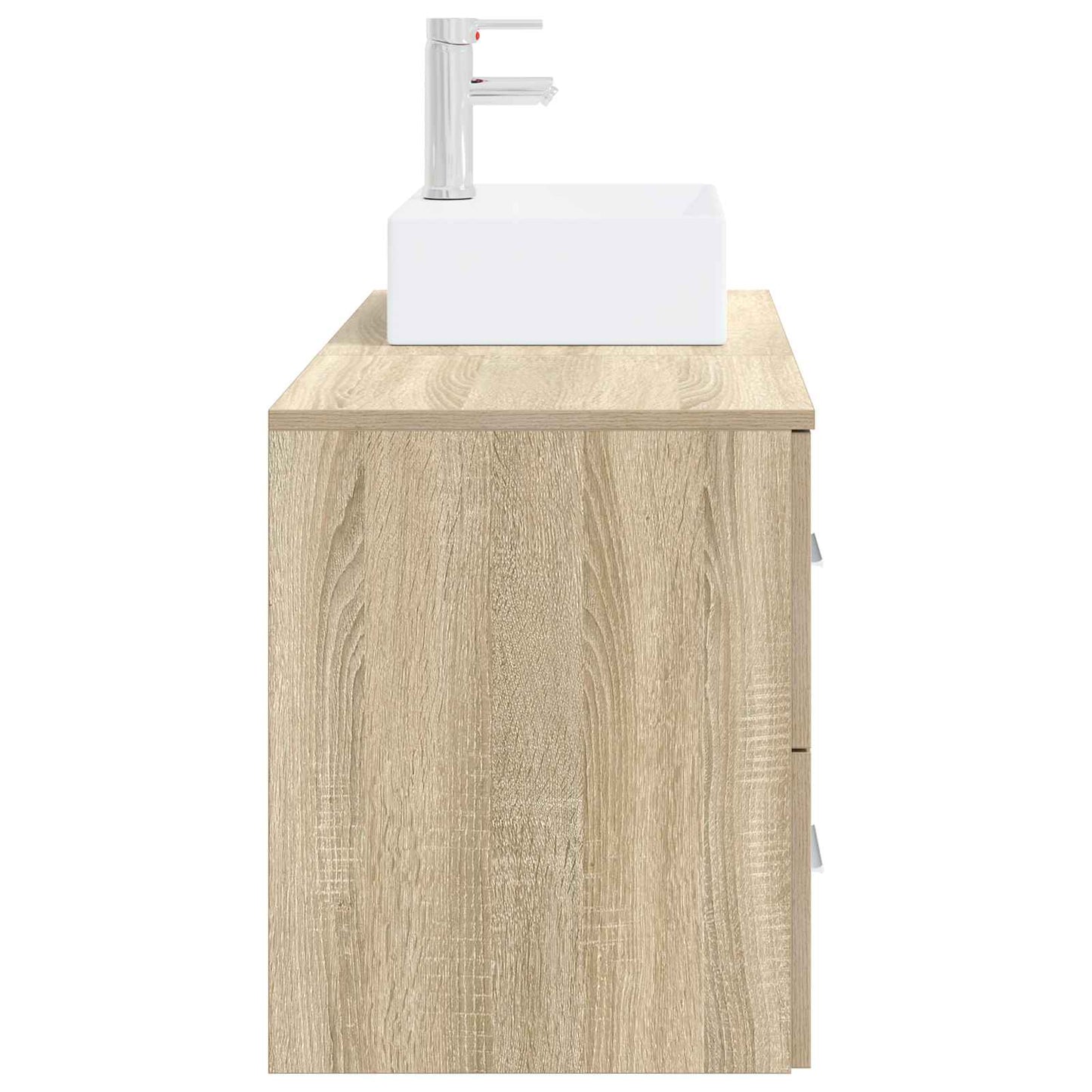 Bathroom Furniture Set 2 pcs Sonoma Oak Engineered Wood