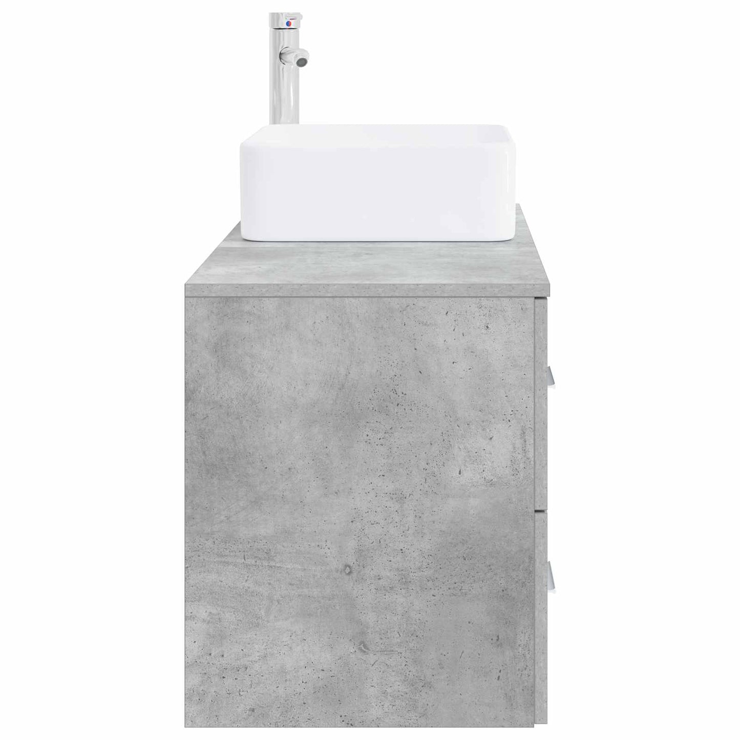 Bathroom Furniture Set 2 pcs Concrete Grey Engineered Wood