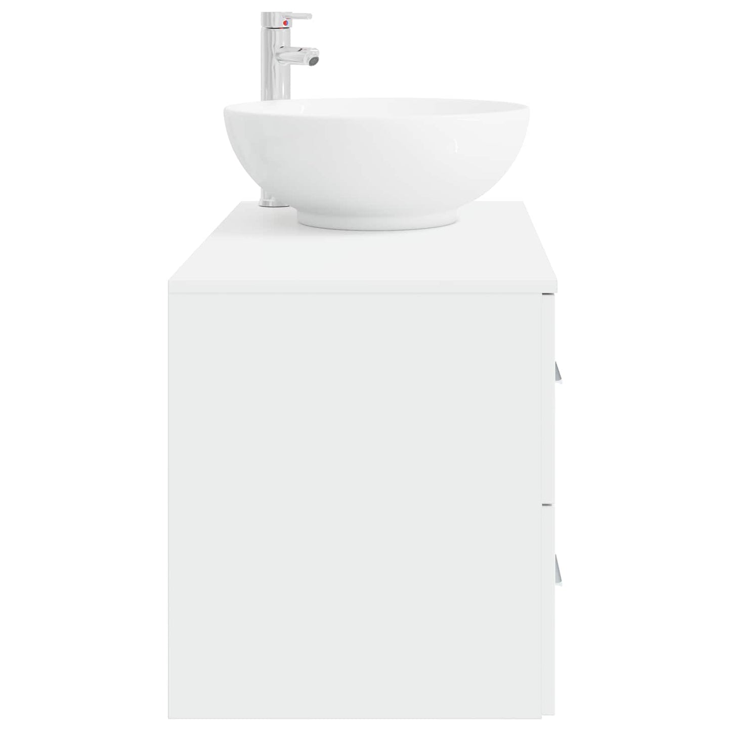 Bathroom Furniture Set 2 pcs White Engineered Wood