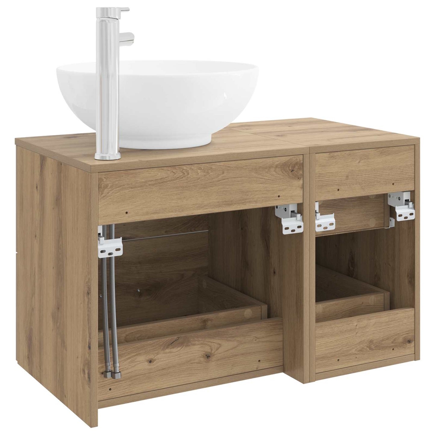 Bathroom Furniture Set 2 pcs Artisan Oak Engineered Wood