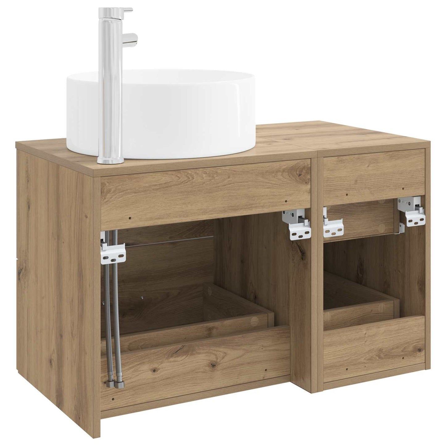 Bathroom Furniture Set 2 pcs Artisan Oak Engineered Wood