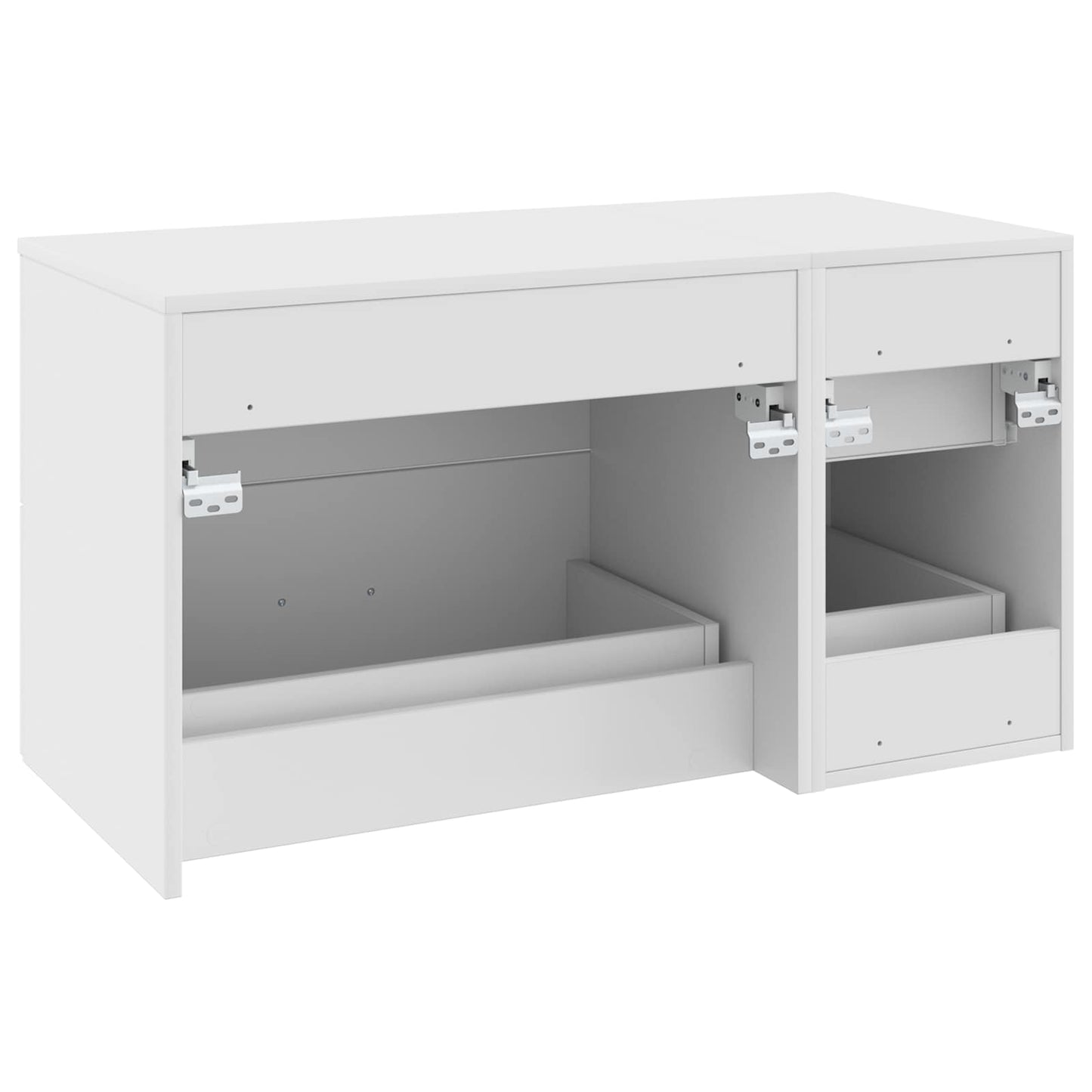 Bathroom Furniture Set 2 pcs White Engineered Wood