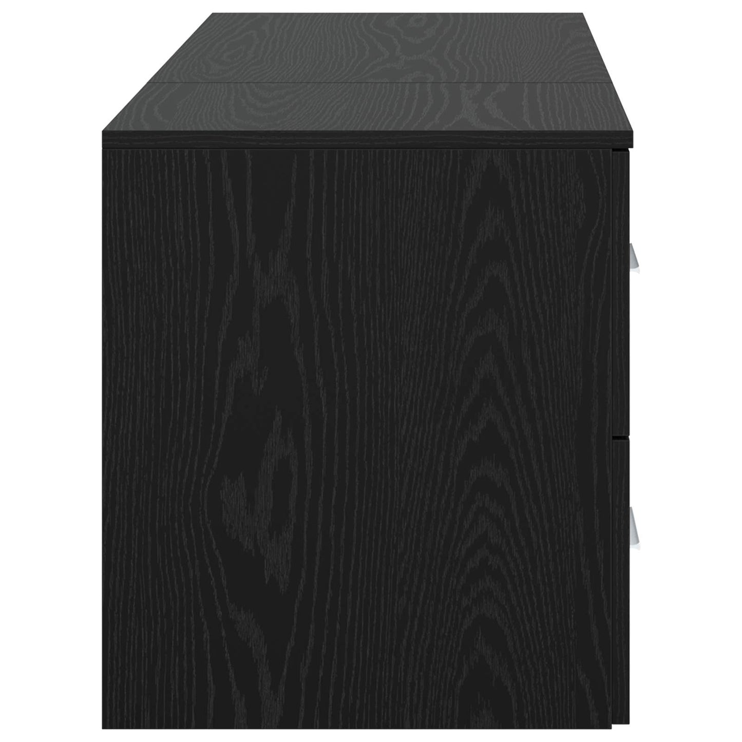 Bathroom Furniture Set 2 pcs Black Oak Engineered Wood