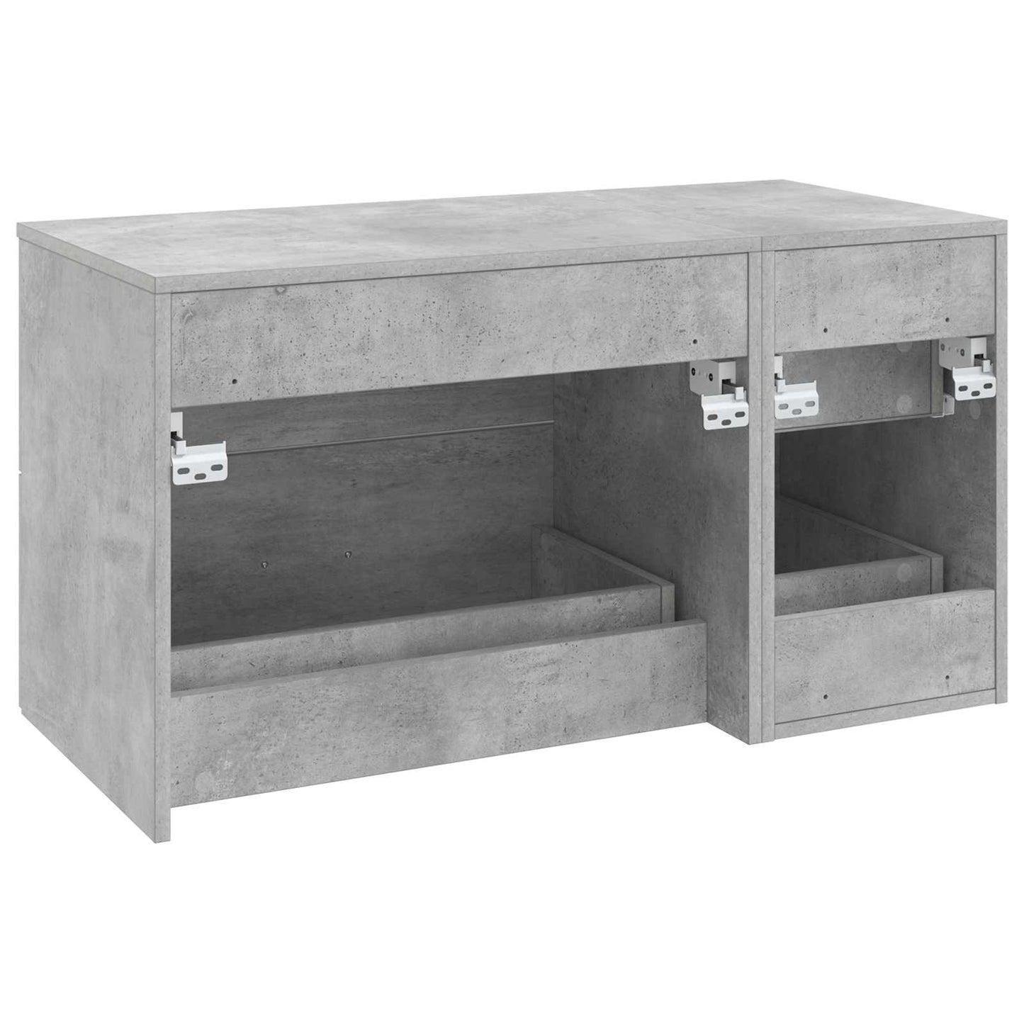 Bathroom Furniture Set 2 pcs Concrete Grey Engineered Wood