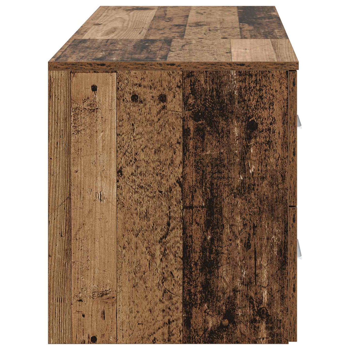 Bathroom Furniture Set 2 pcs Old Wood Engineered Wood