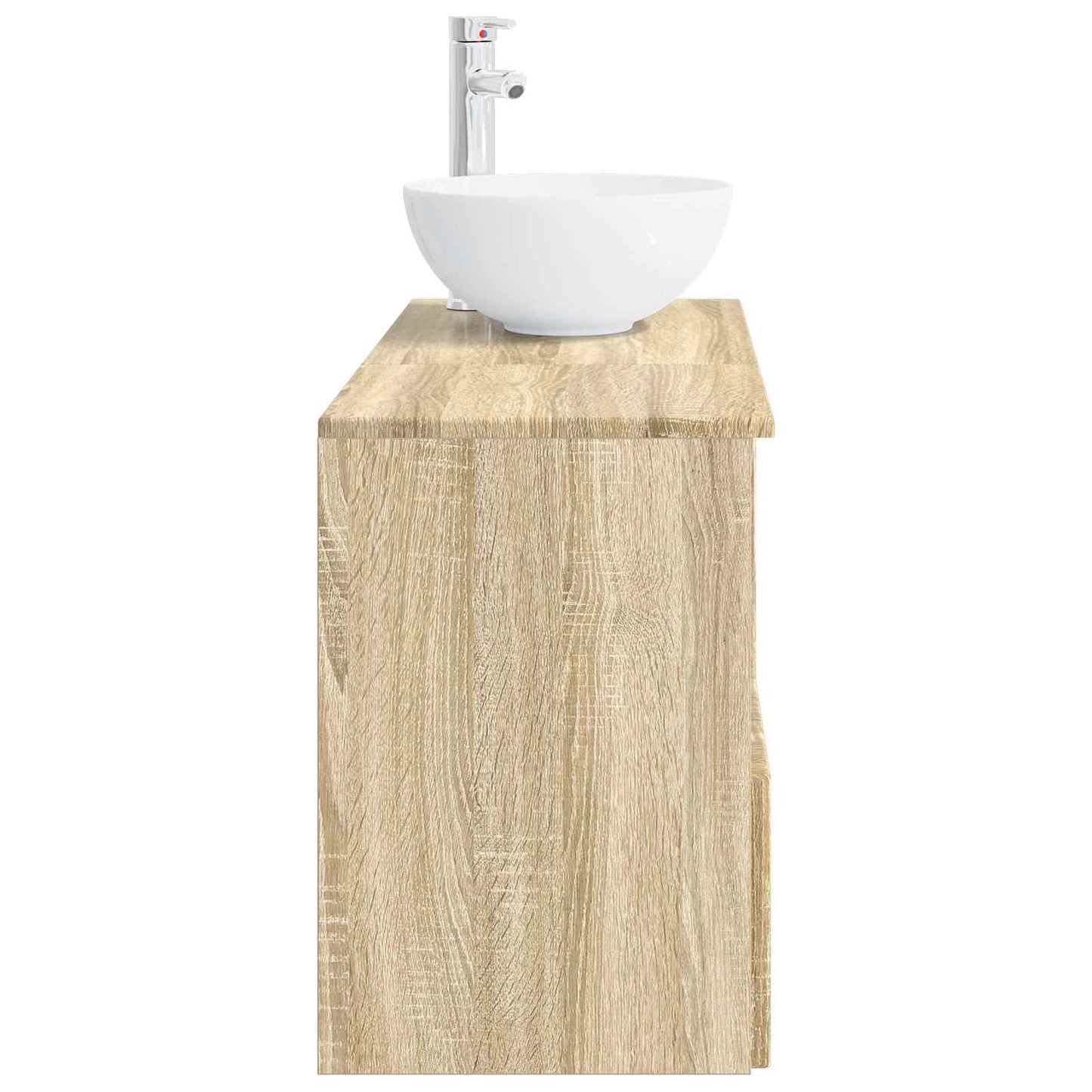 Bathroom Furniture Set 2 pcs Sonoma Oak Engineered Wood