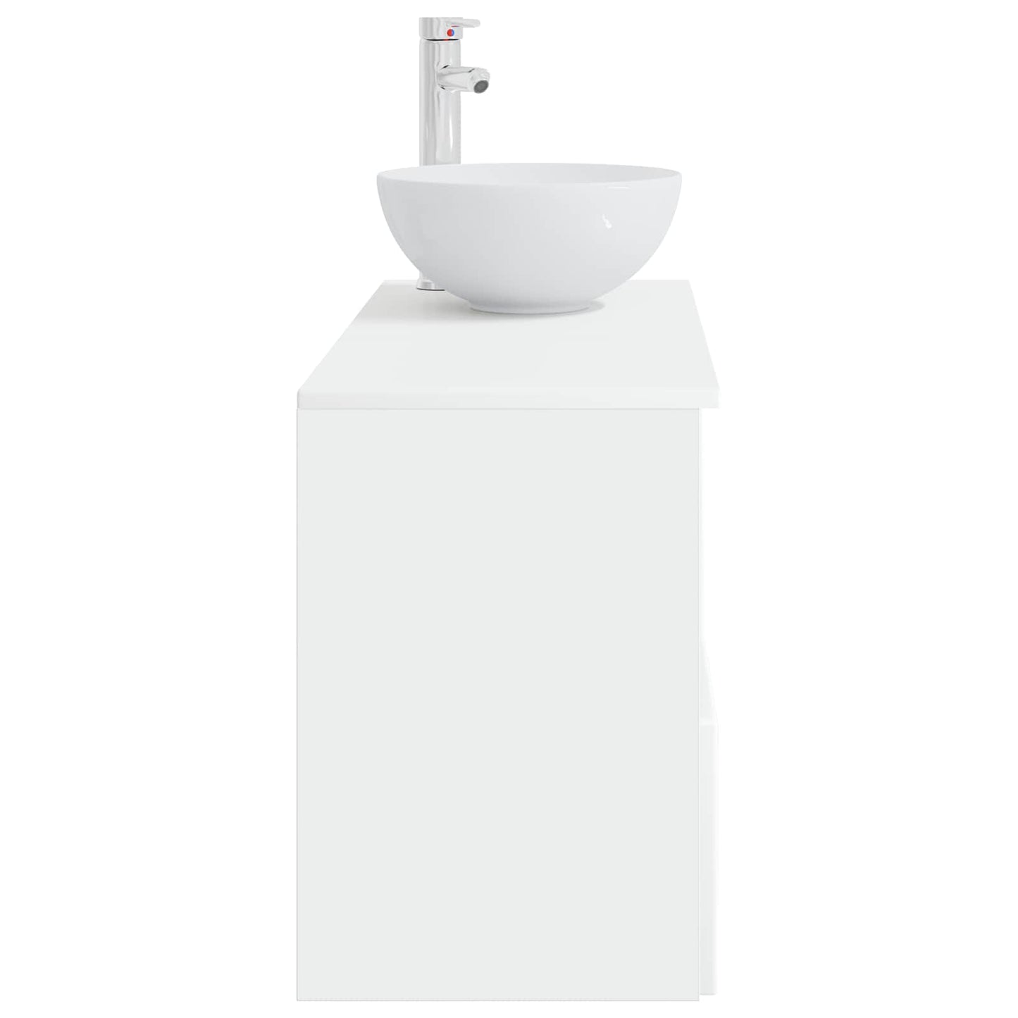 Bathroom Furniture Set 2 pcs White Engineered Wood