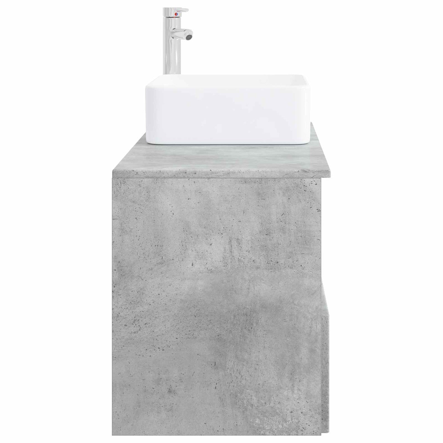 Bathroom Furniture Set 2 pcs Concrete Grey Engineered Wood