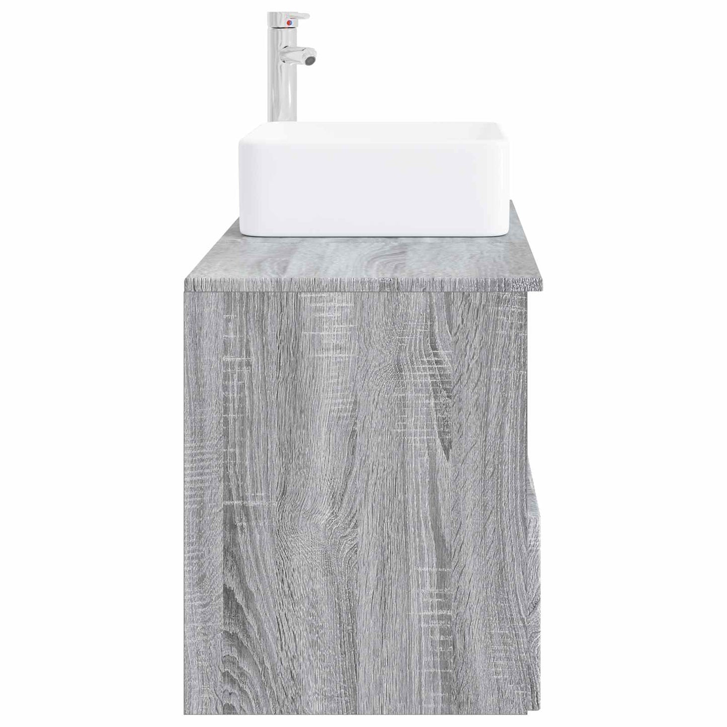 Bathroom Furniture Set 2 pcs Grey Sonoma Engineered Wood