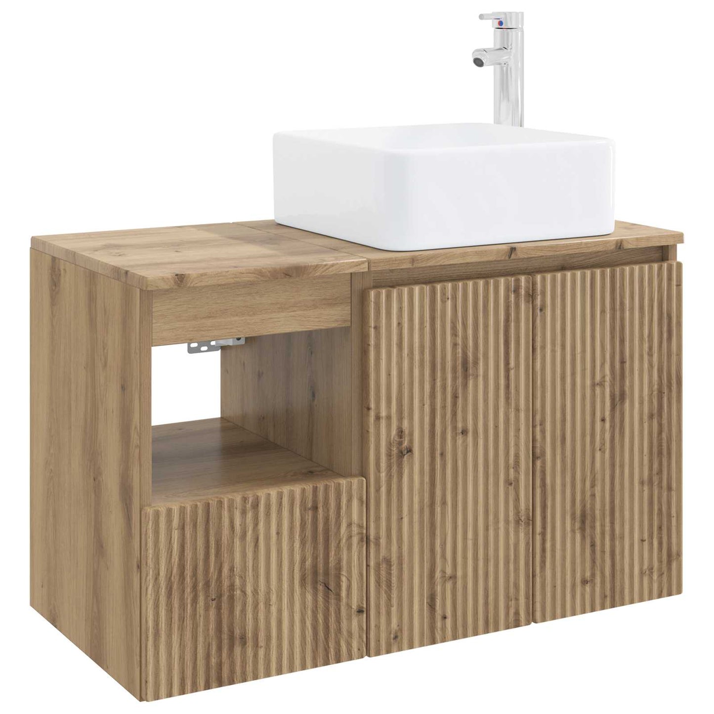 Bathroom Furniture Set 2 pcs Artisan Oak Engineered Wood
