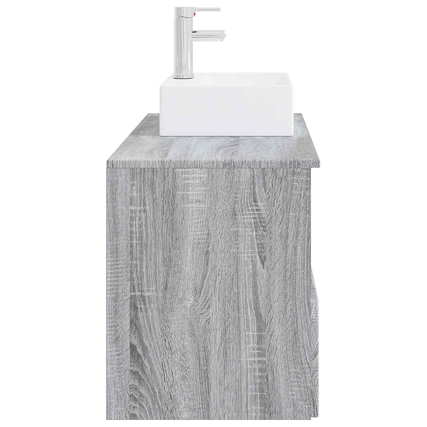 Bathroom Furniture Set 2 pcs Grey Sonoma Engineered Wood