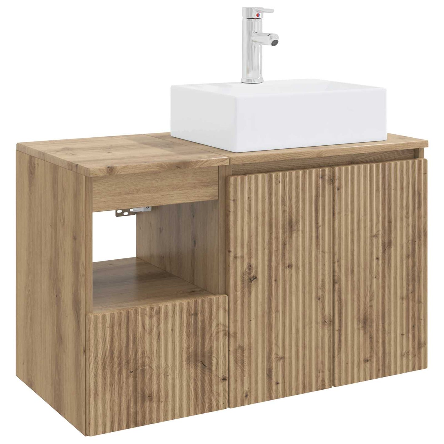 Bathroom Furniture Set 2 pcs Artisan Oak Engineered Wood