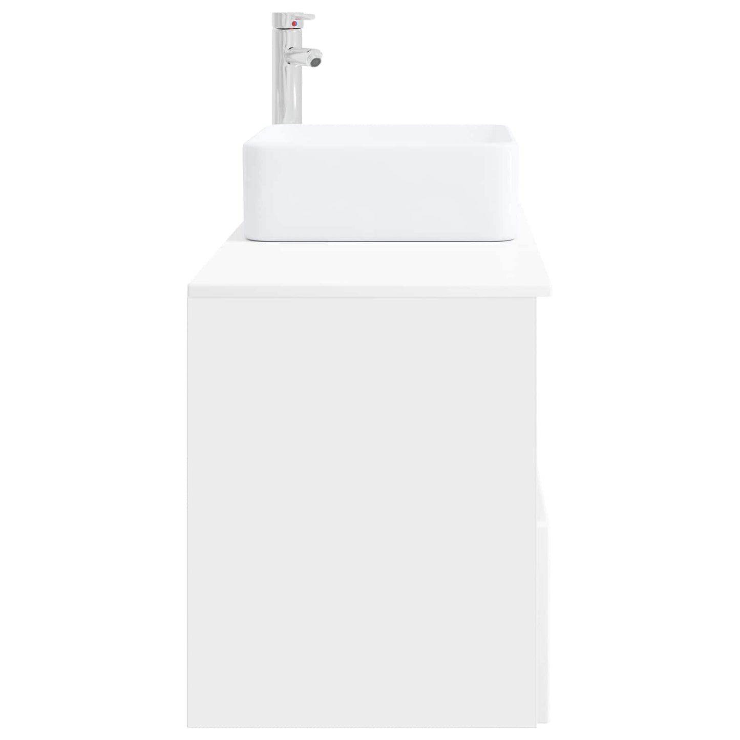 Bathroom Furniture Set 2 pcs White Engineered Wood