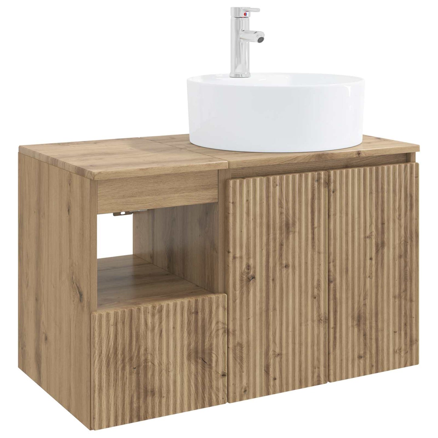 Bathroom Furniture Set 2 pcs Artisan Oak Engineered Wood