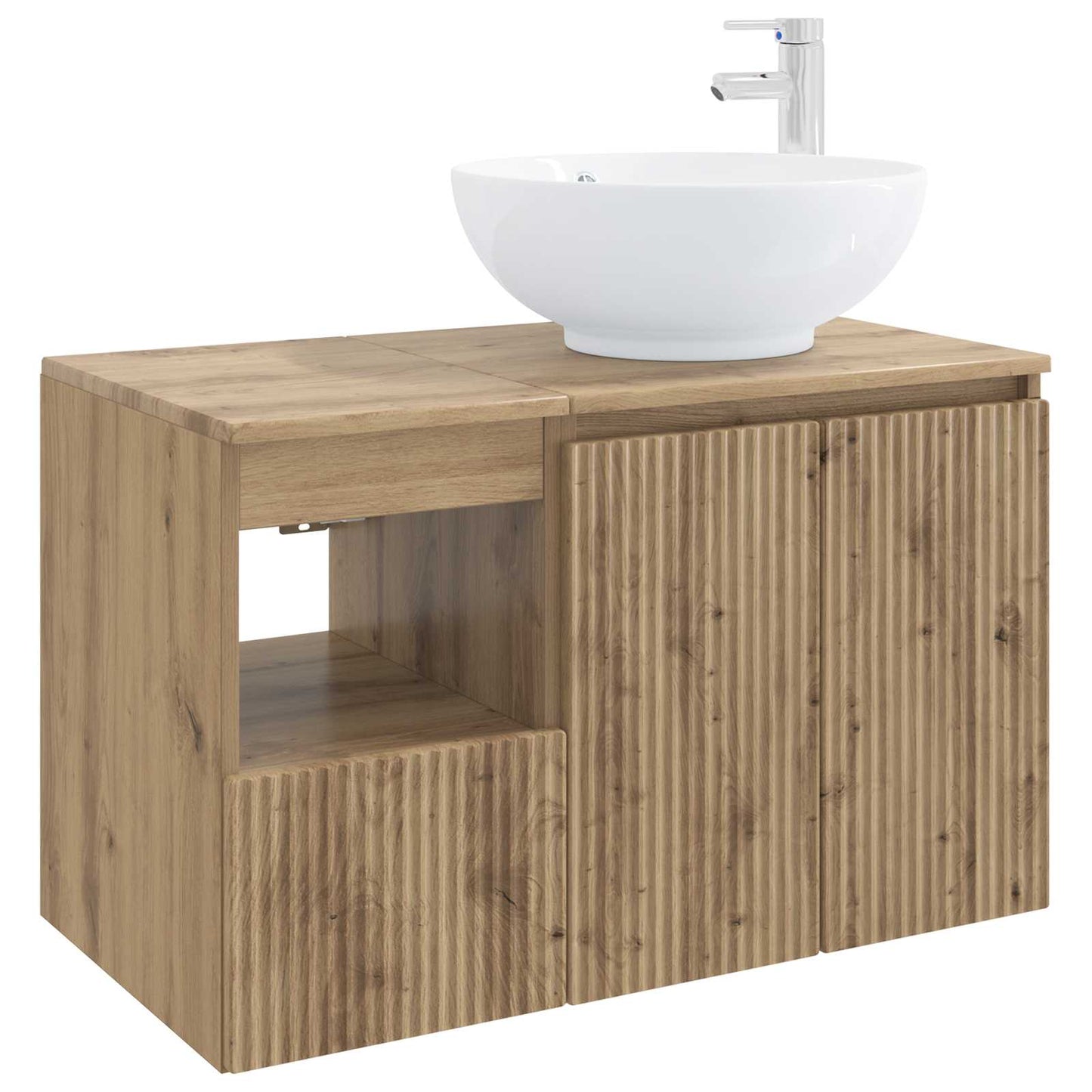 Bathroom Furniture Set 2 pcs Artisan Oak Engineered Wood
