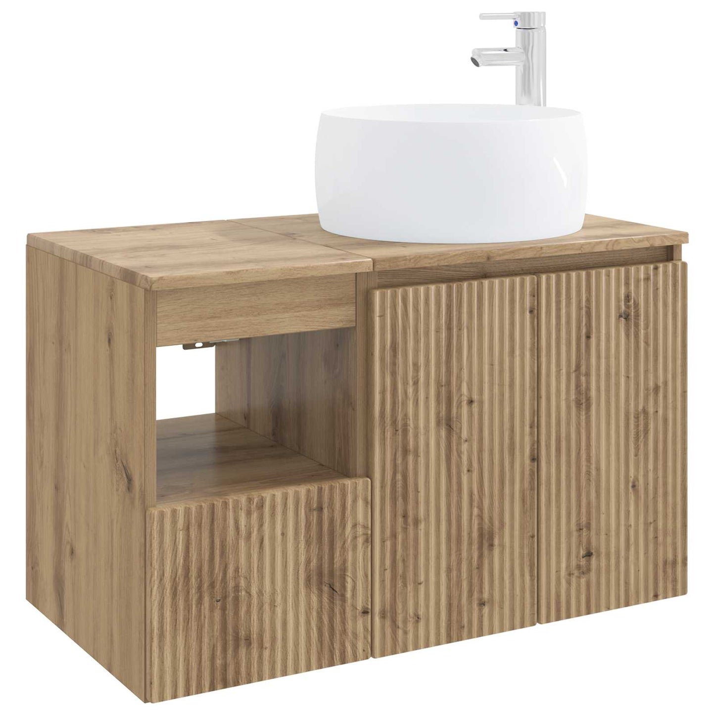 Bathroom Furniture Set 2 pcs Artisan Oak Engineered Wood