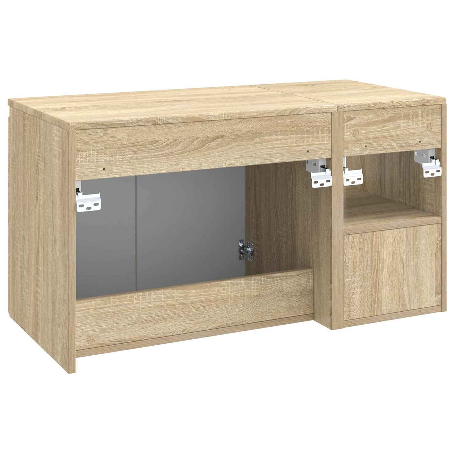 Bathroom Furniture Set 2 pcs Sonoma Oak Engineered Wood