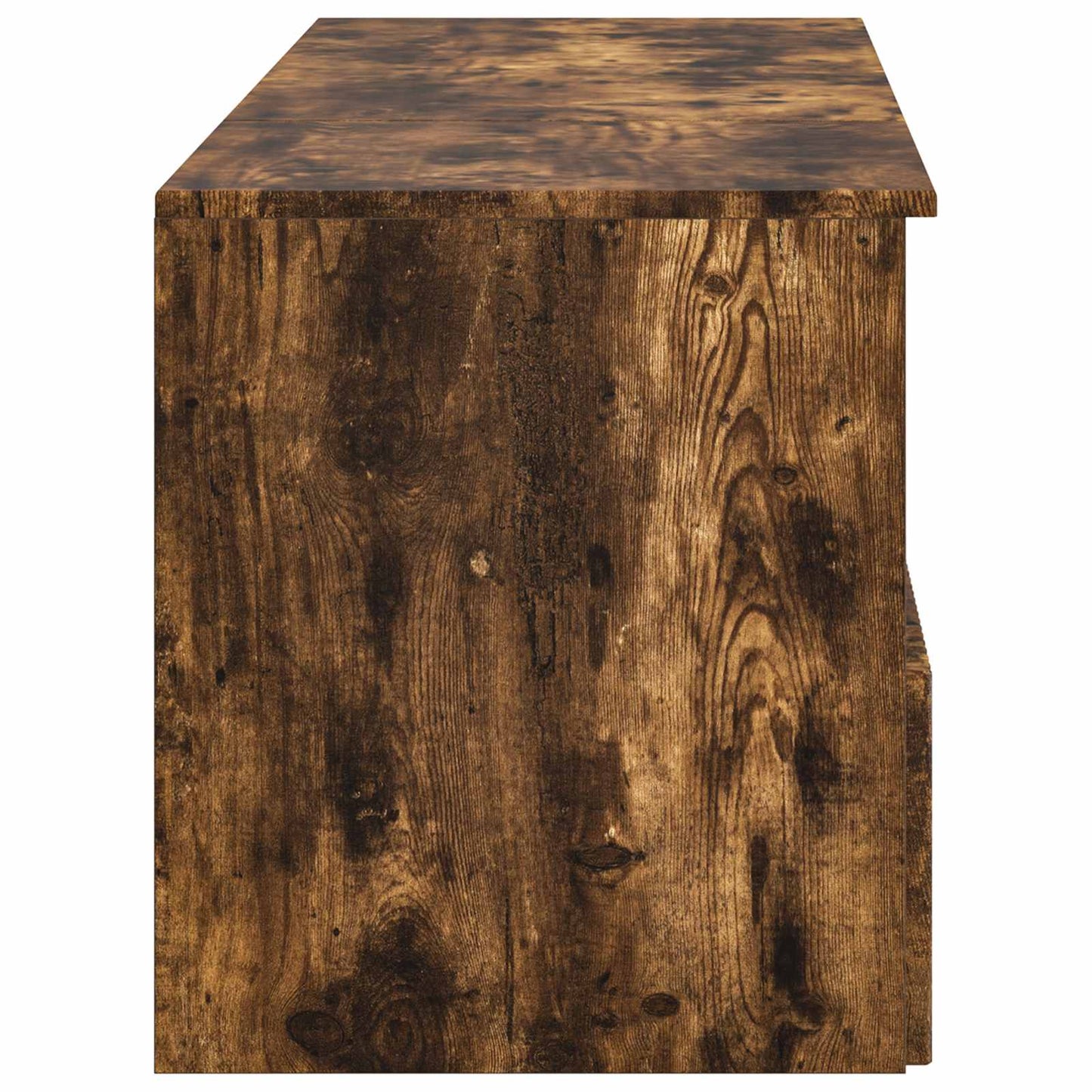 Bathroom Furniture Set 2 pcs Smoked Oak Engineered Wood