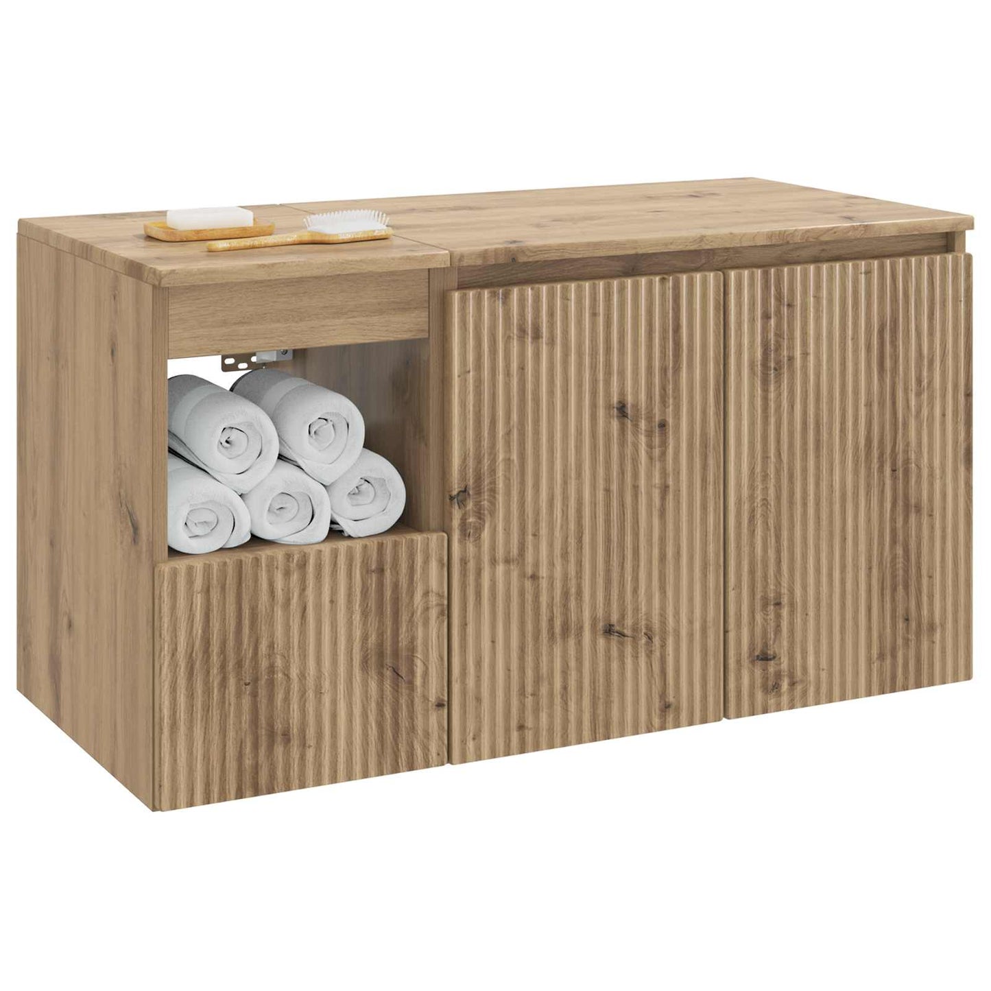 Bathroom Furniture Set 2 pcs Artisan Oak Engineered Wood