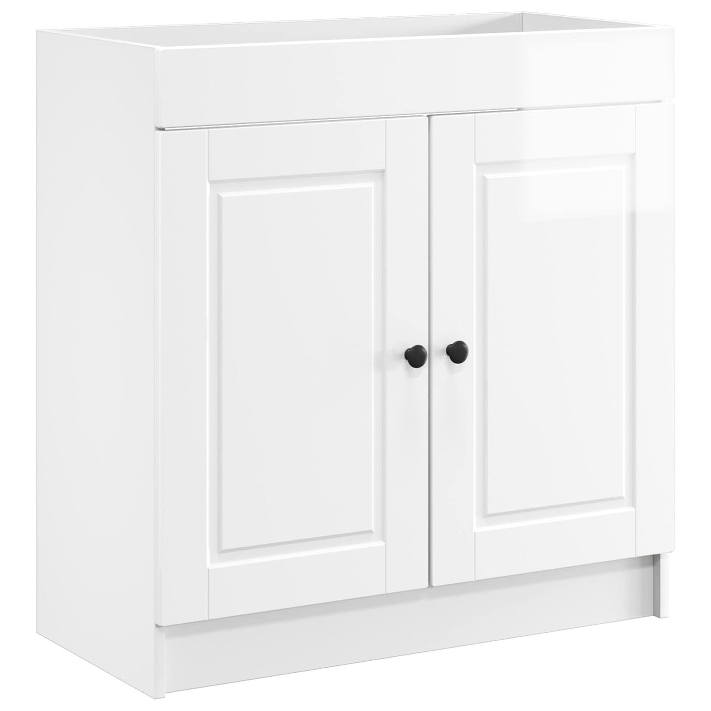 Bathroom Furniture Set High Gloss White 78.5 x 37.5 x 81 cm