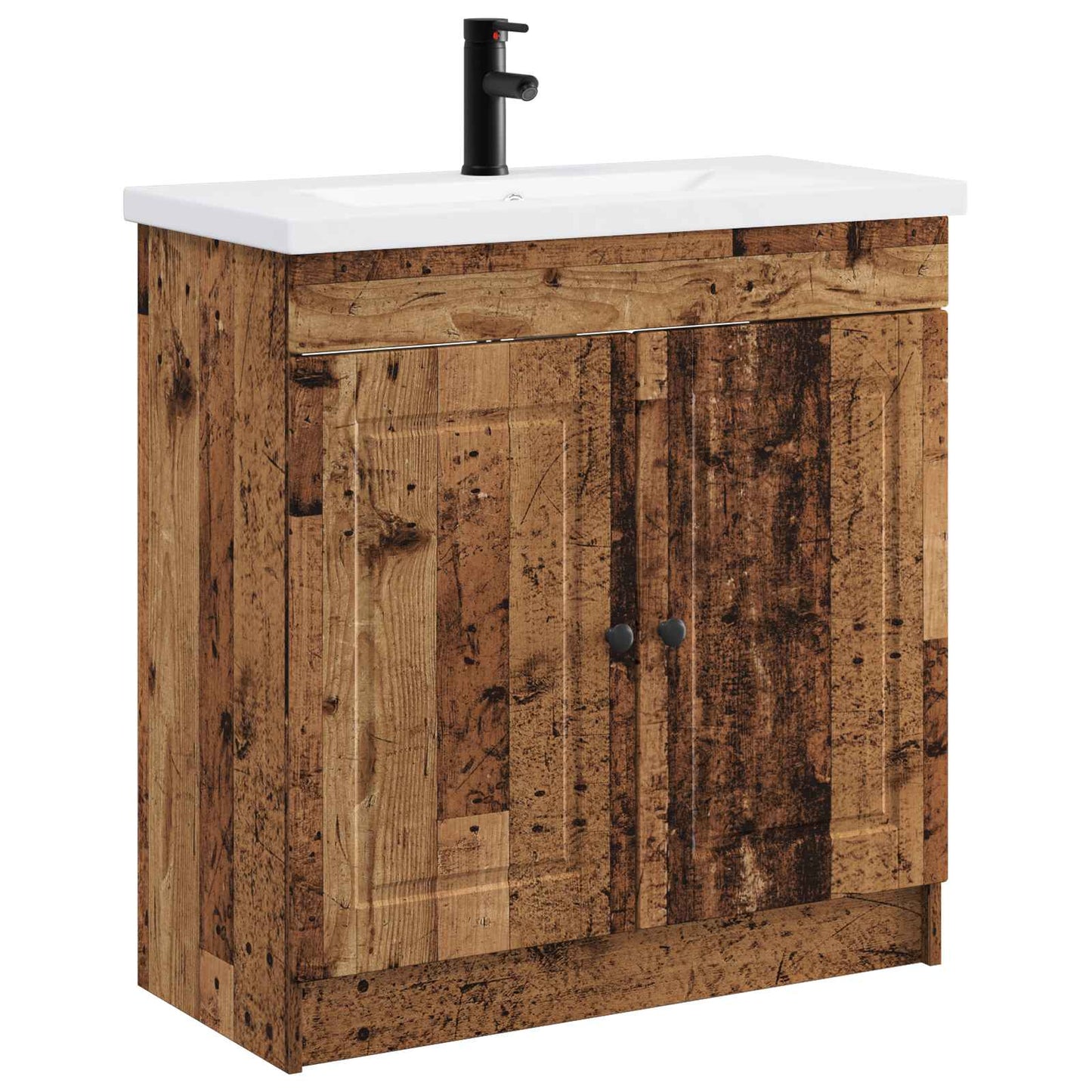 Bathroom Furniture Set Old Wood 78.5 x 37.5 x 81 cm