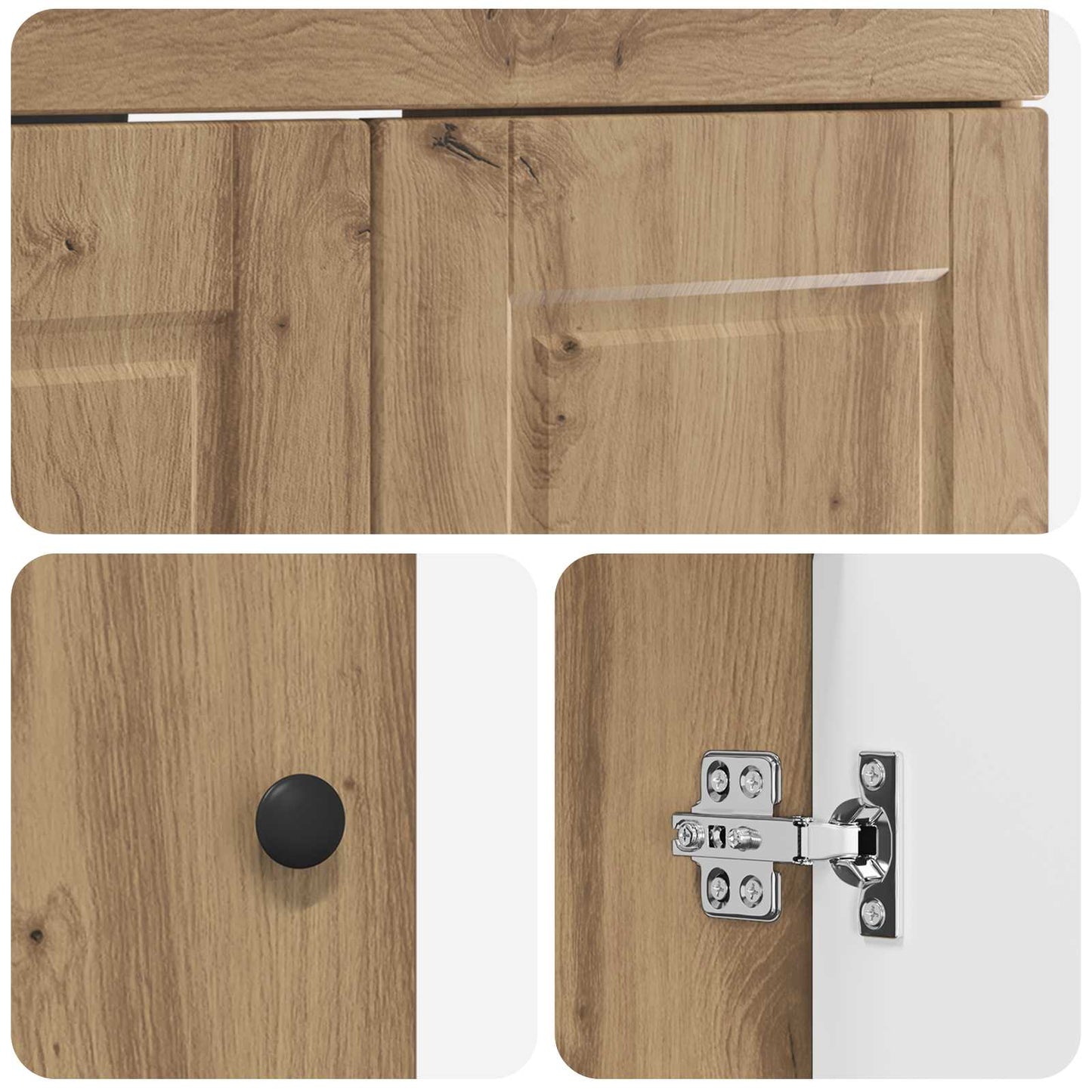 Bathroom Furniture Set Artisan Oak 78.5 x 37.5 x 81 cm