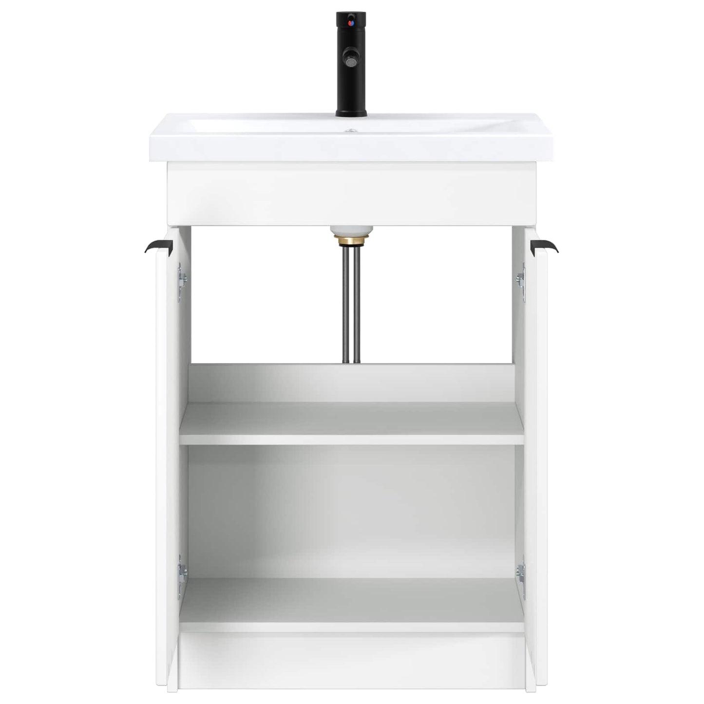 Bathroom Furniture Set White 56 x 37.5 x 81 cm Engineered Wood