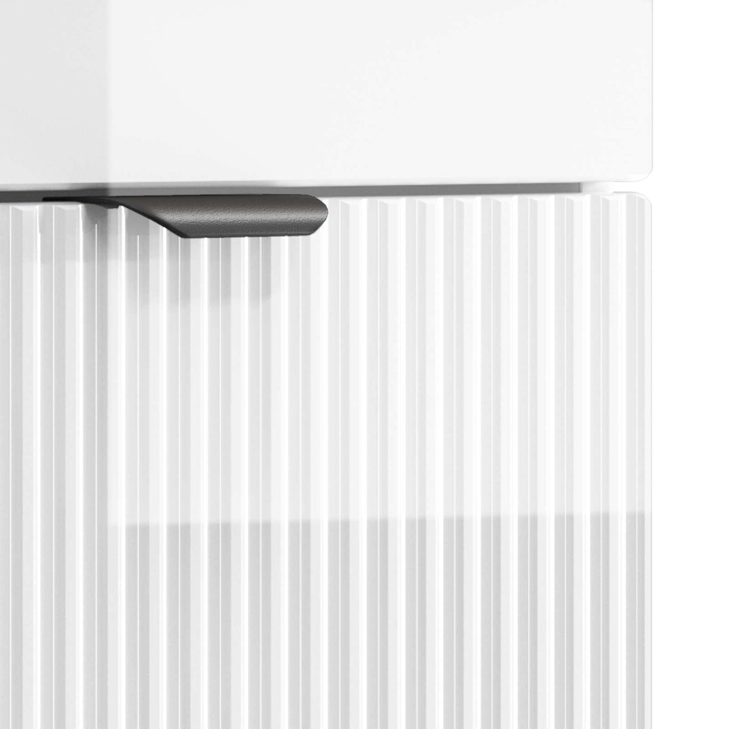 Bathroom Furniture Set High Gloss White 56 x 37.5 x 81 cm