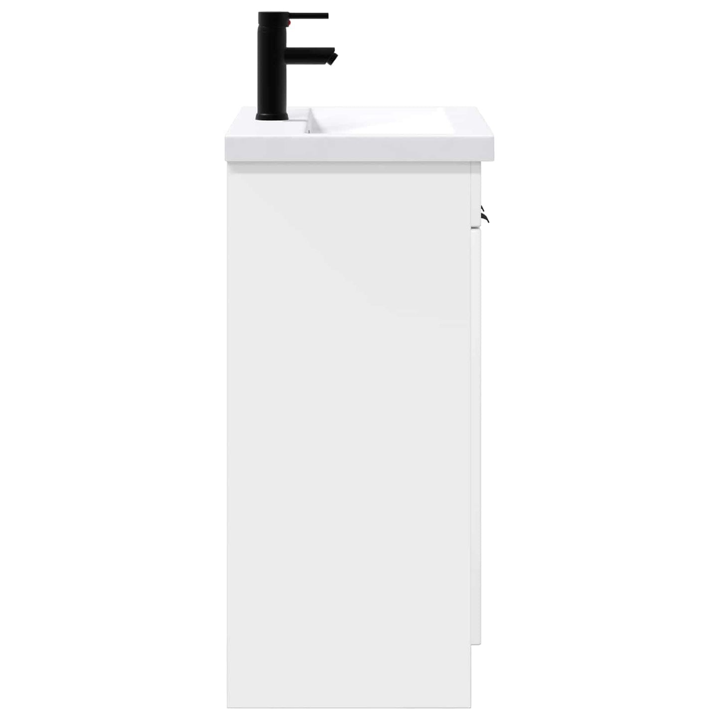 Bathroom Furniture Set High Gloss White 56 x 37.5 x 81 cm