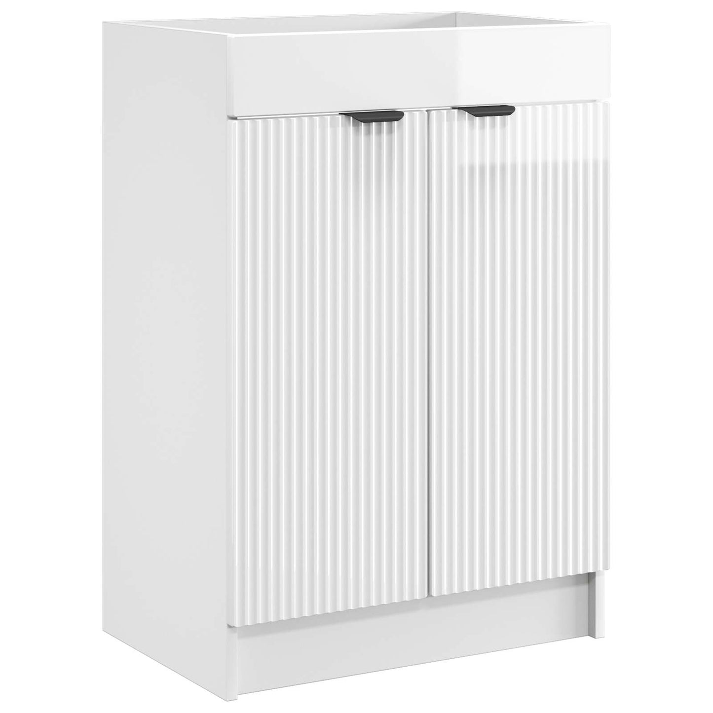 Bathroom Furniture Set High Gloss White 78.5 x 37.5 x 81 cm