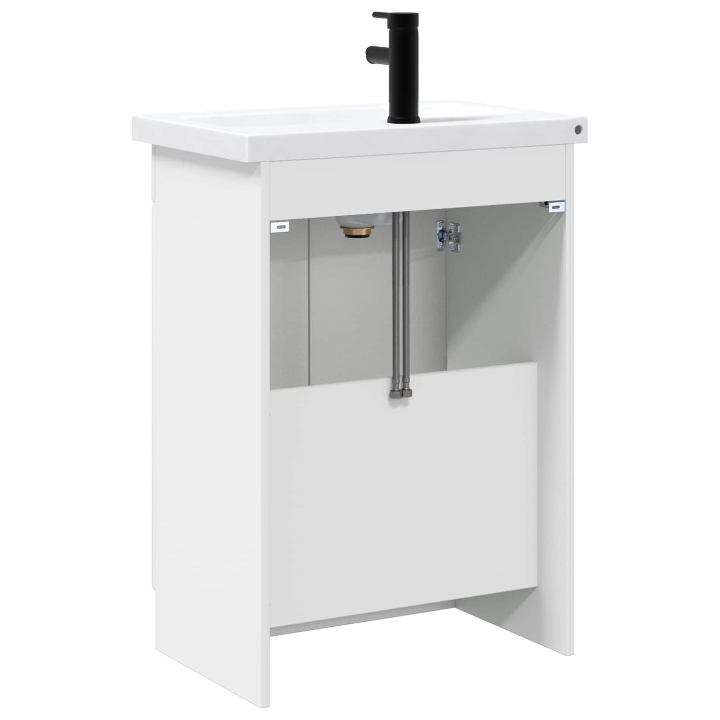 Bathroom Furniture Set High Gloss White 78.5 x 37.5 x 81 cm