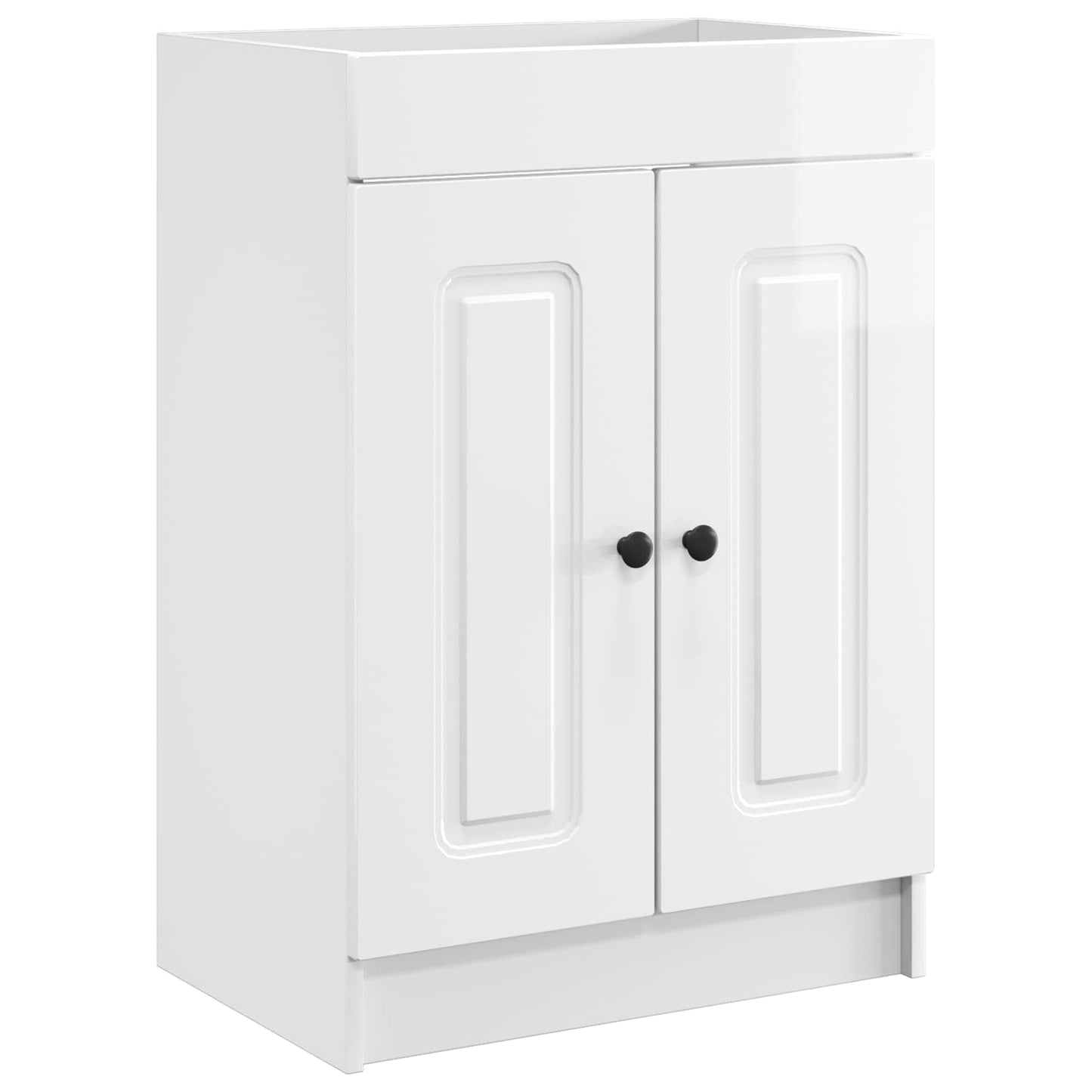 Bathroom Furniture Set High Gloss White 56 x 37.5 x 81 cm