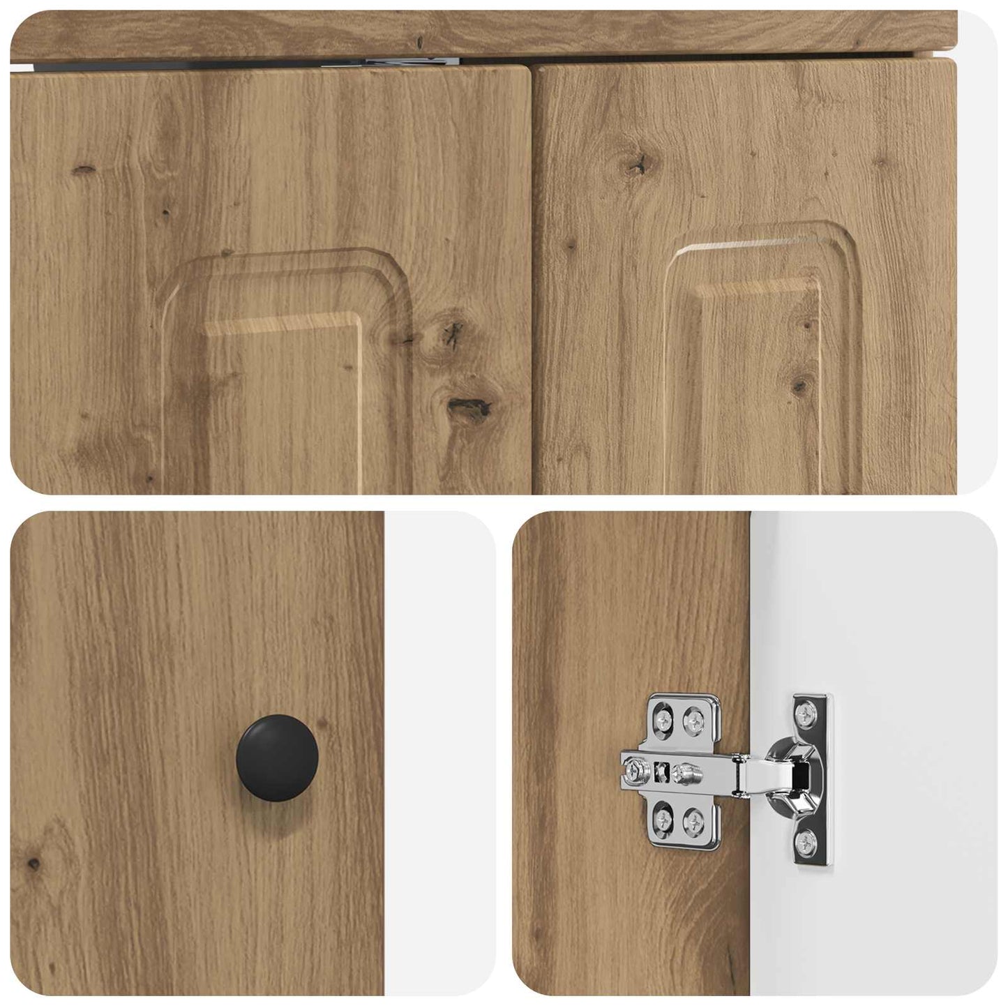 Bathroom Furniture Set Artisan Oak 56 x 37.5 x 81 cm