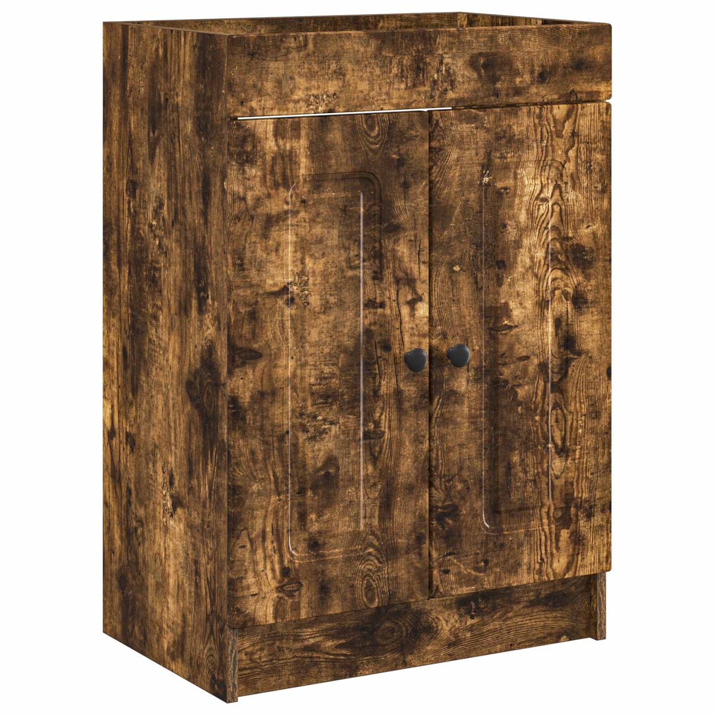 Bathroom Furniture Set Smoked Oak 78.5 x 37.5 x 81 cm