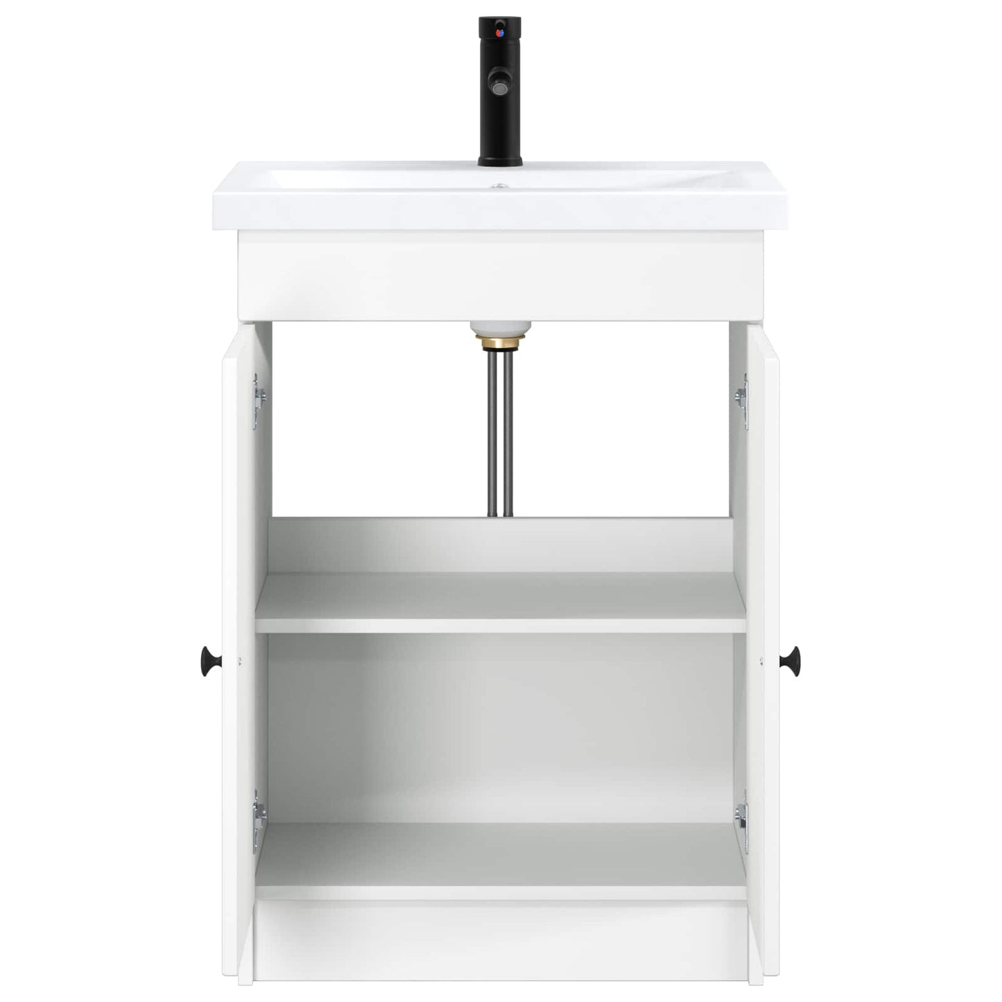 Bathroom Furniture Set White 56 x 37.5 x 81 cm Engineered Wood