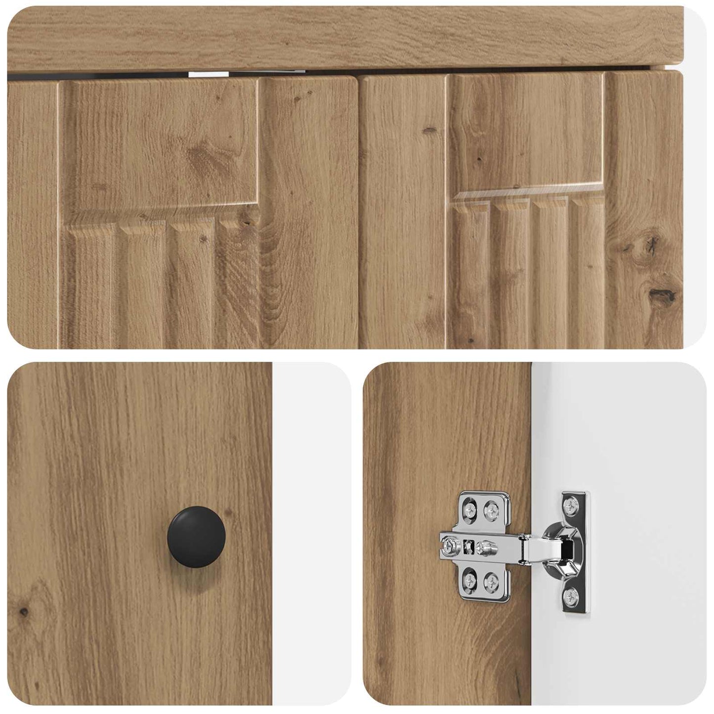 Bathroom Furniture Set Artisan Oak 56 x 37.5 x 81 cm