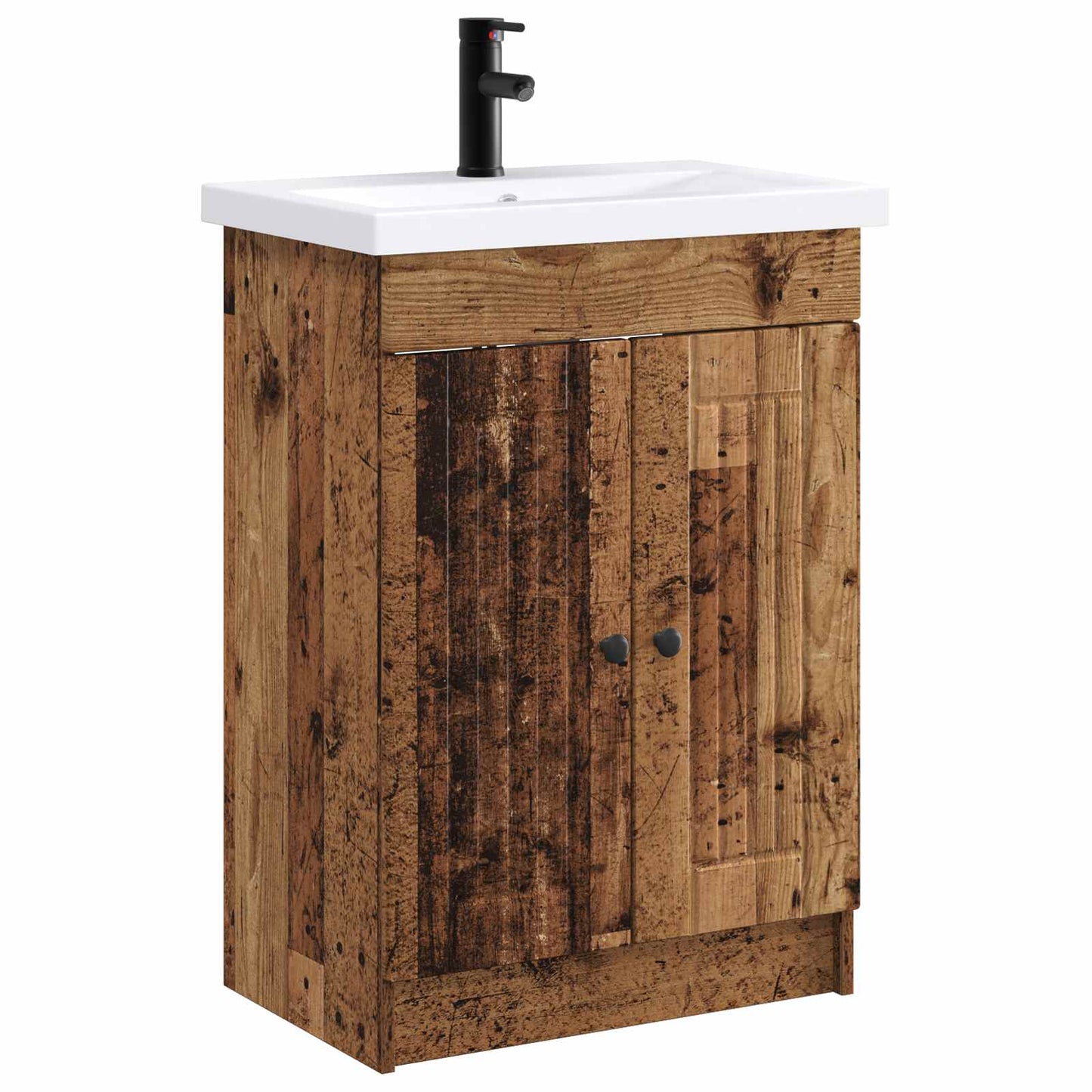Bathroom Furniture Set Old Wood 78.5 x 37.5 x 81 cm