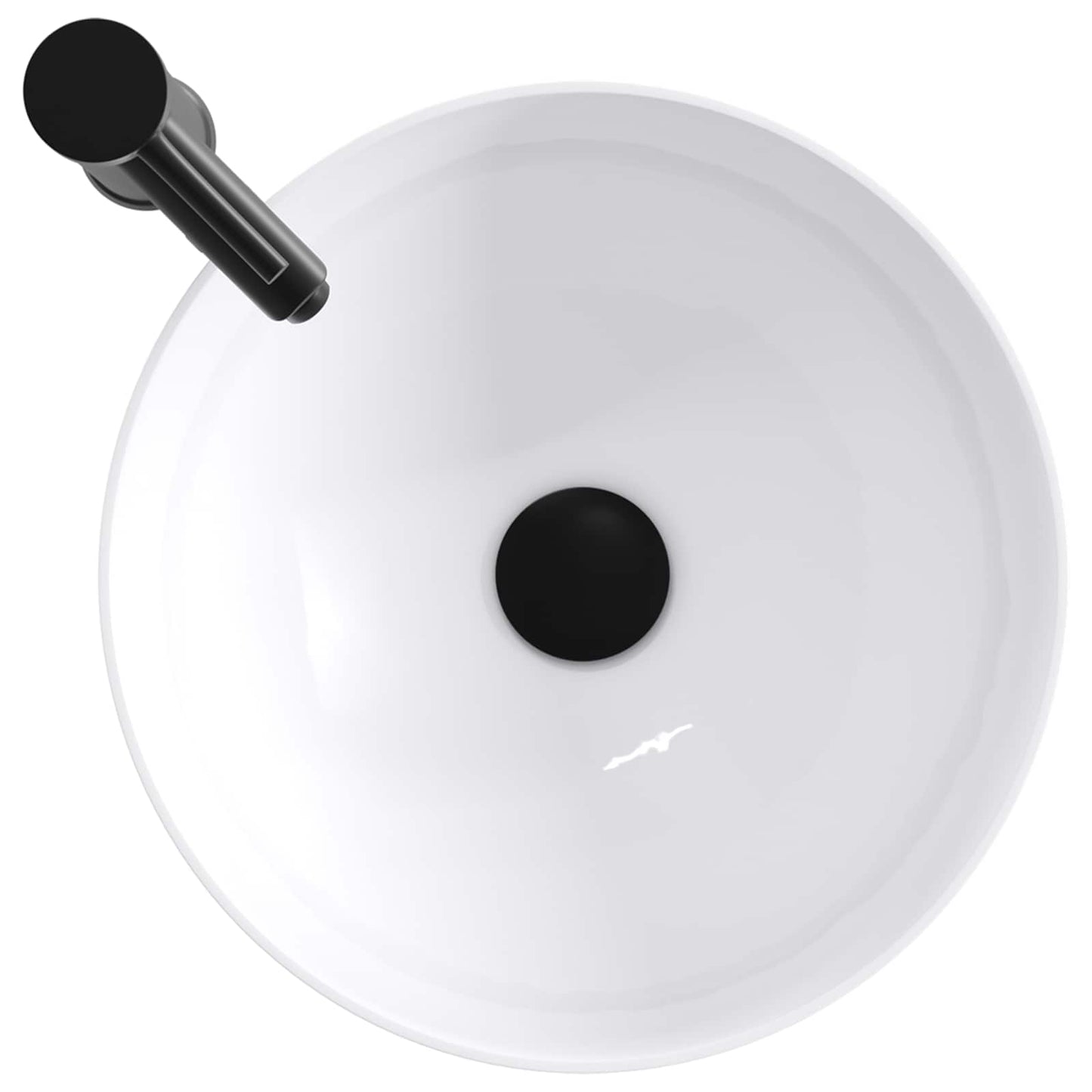 Bathroom Furniture Set White Engineered Wood