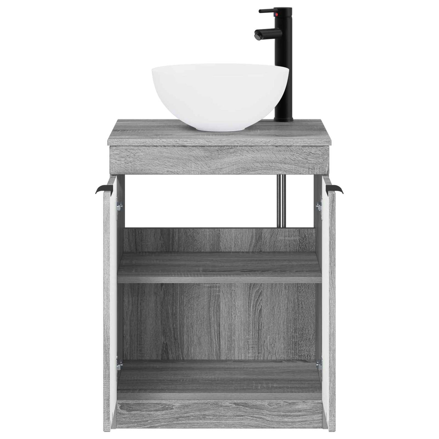 Bathroom Furniture Set Grey Sonoma Engineered Wood