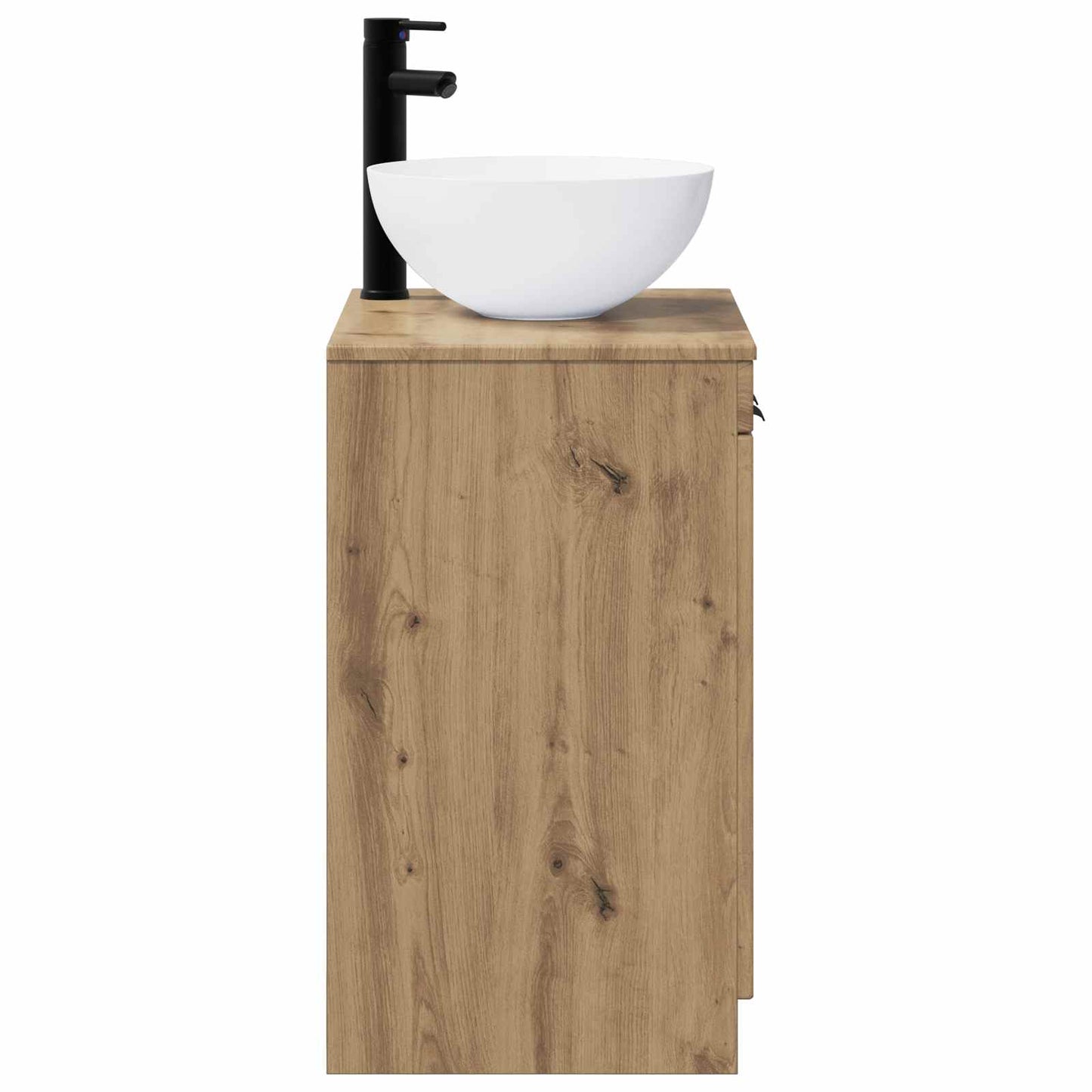 Bathroom Furniture Set Artisan Oak Engineered Wood