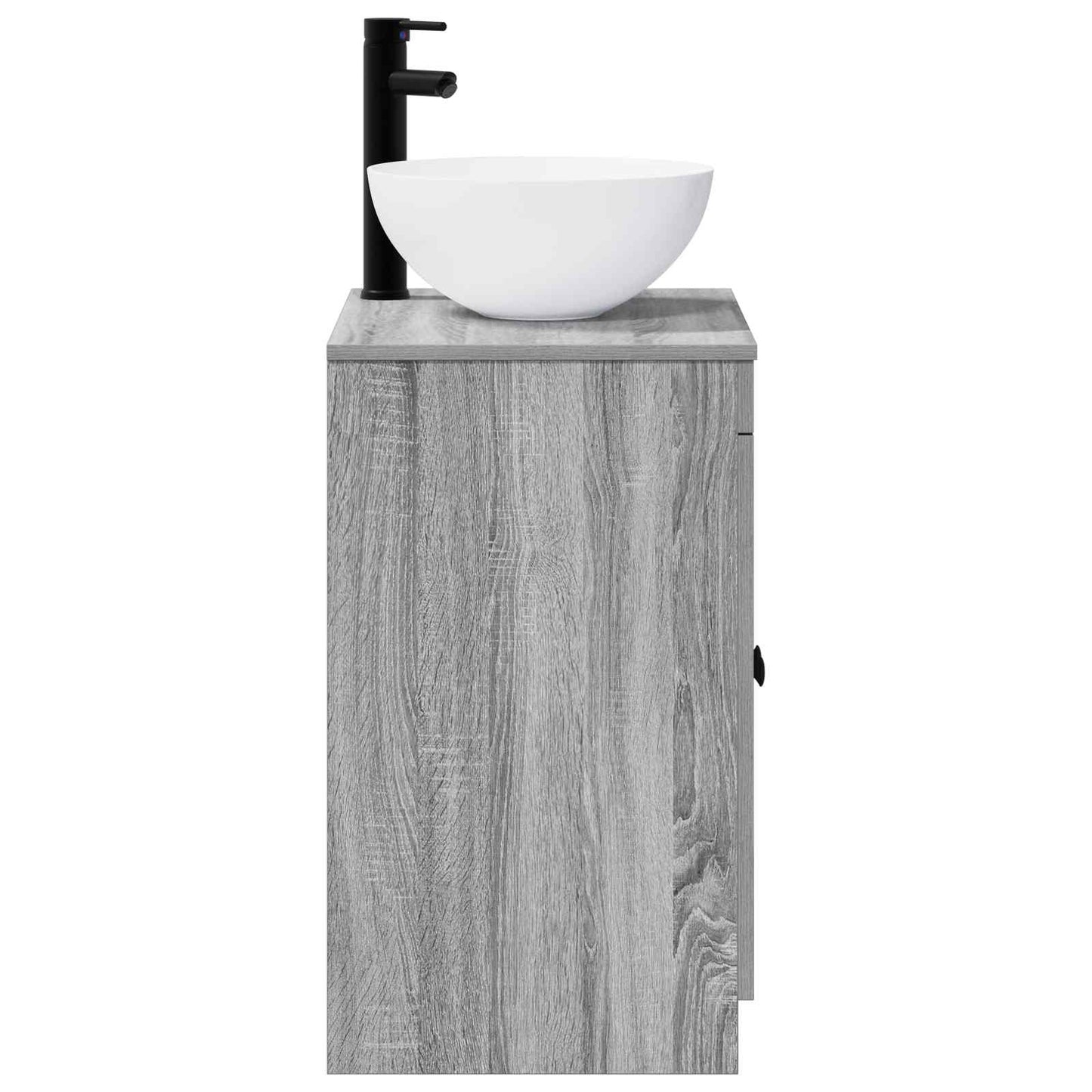 Bathroom Furniture Set Grey Sonoma Engineered Wood