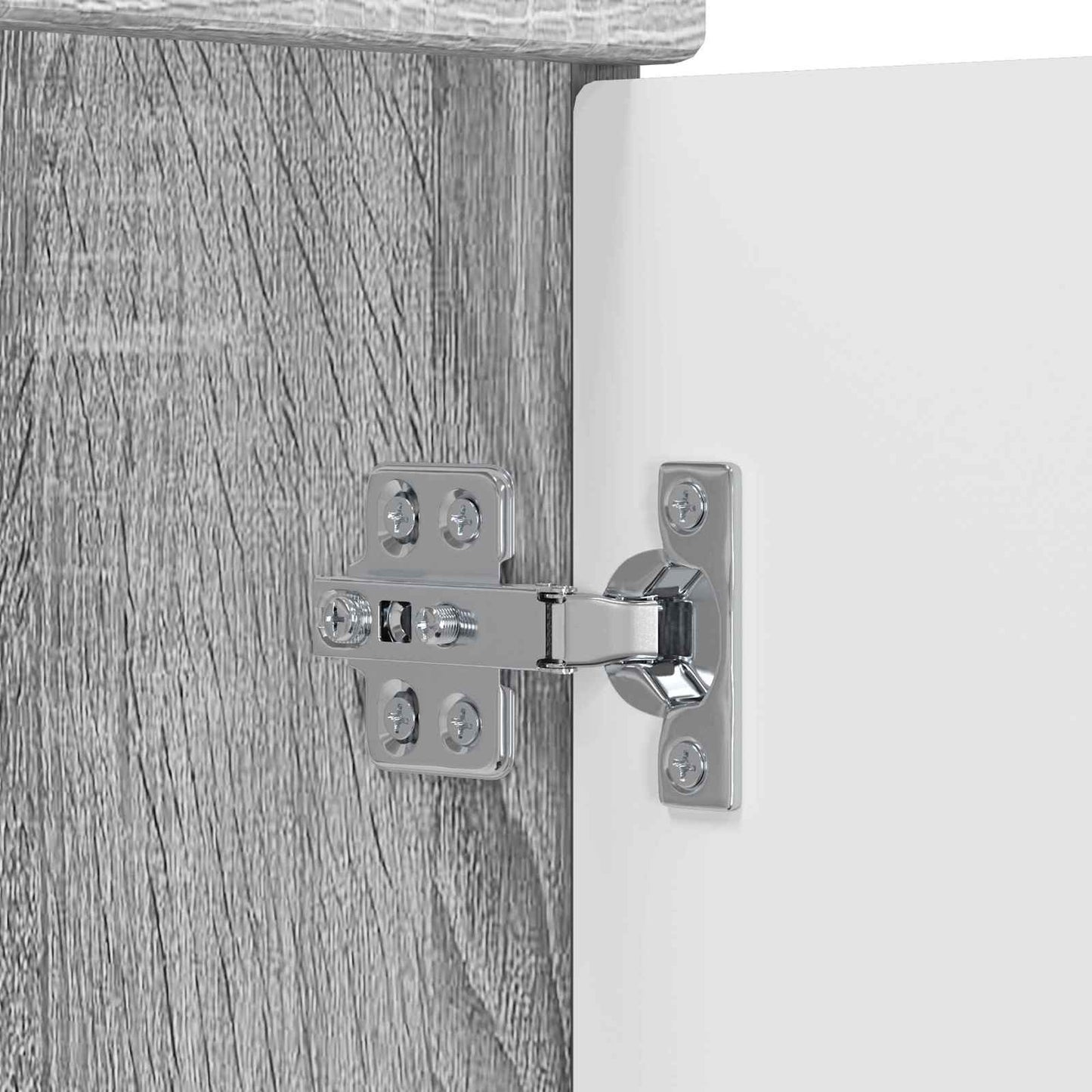 Bathroom Furniture Set Grey Sonoma Engineered Wood